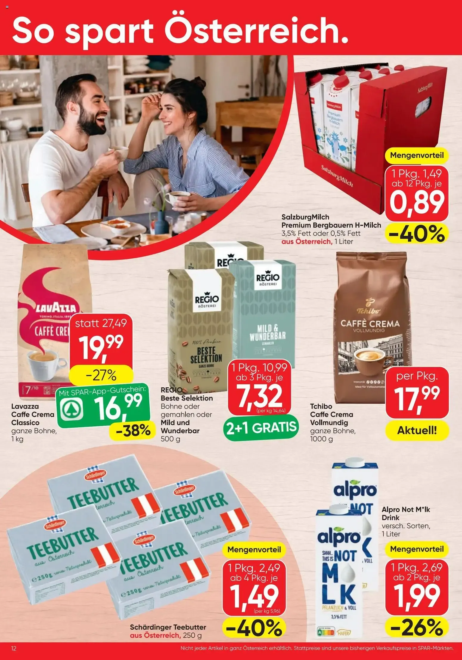 Spar - Flugblatt (18.06.2026) - Angebote und Prospekt von 18. Juni bis 30. Juni 2026 - Flugblätt seite 12