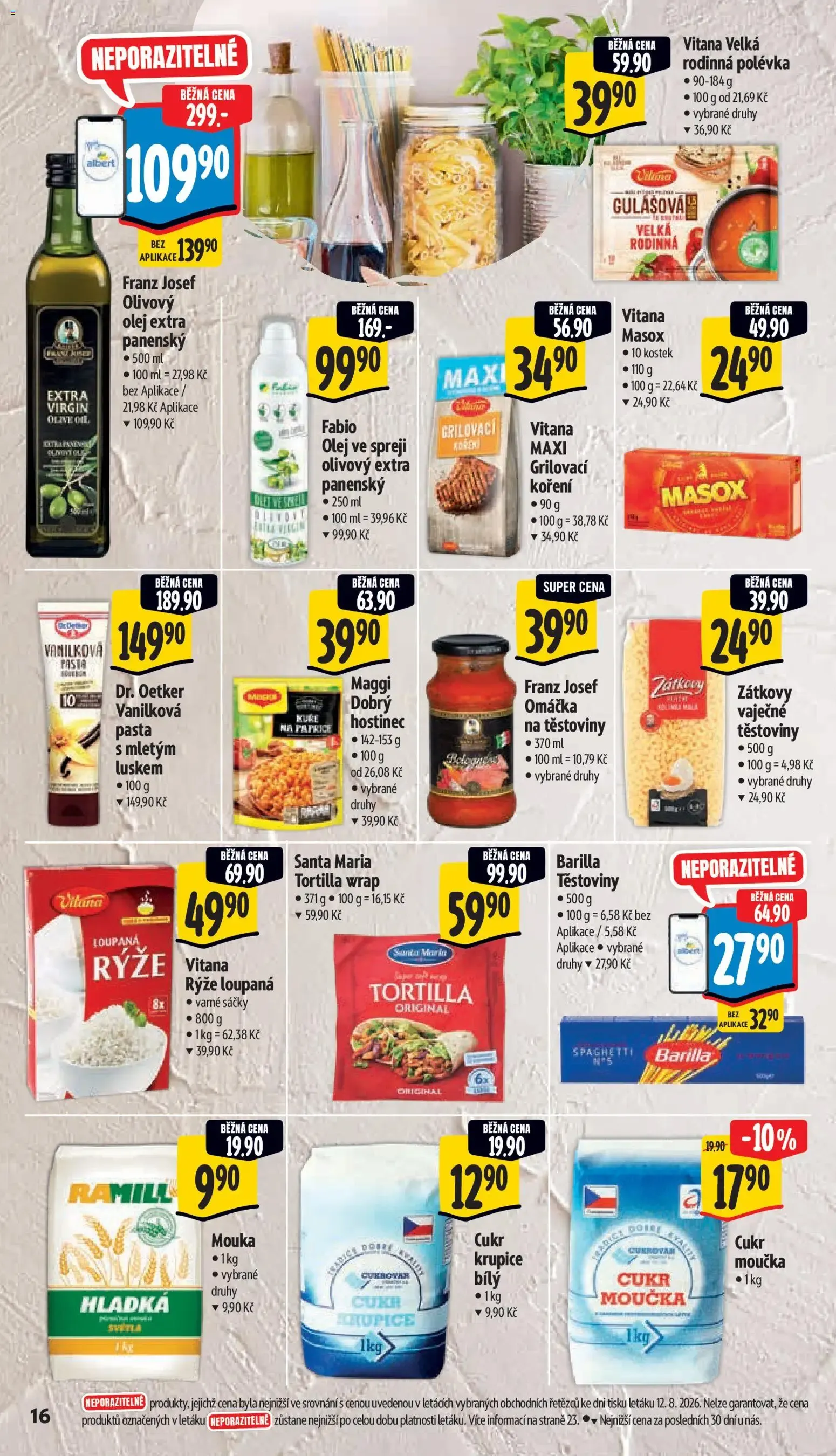 Albert leták - Hypermarket od 19.08.2026 - Akční leták - 19. srpna 25. srpna 2026 - Page 26
