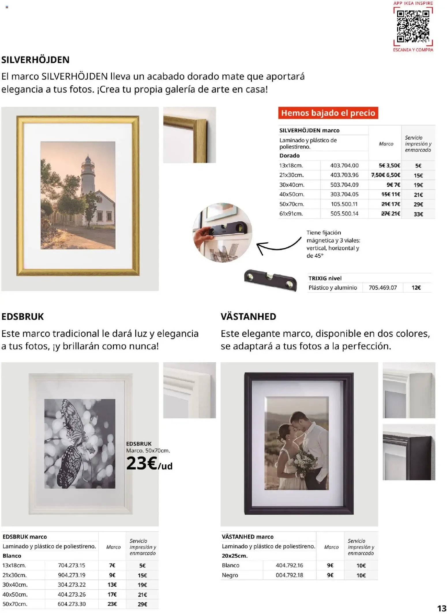 Catálogo de Guía de compra IKEA: Imprime y enmarca tus fotos 29 de abril al 31 de agosto 2026 - Página 13