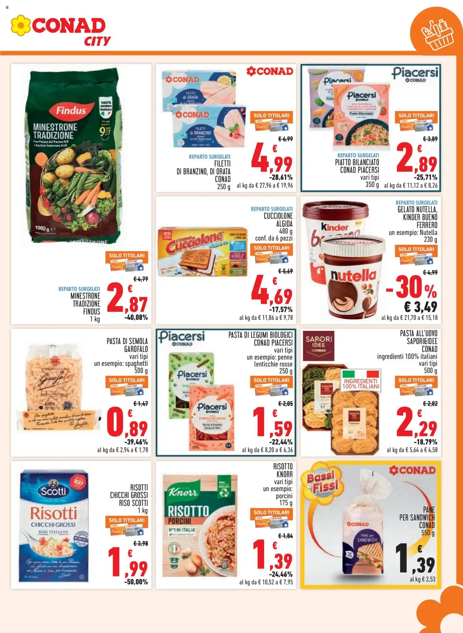 Volantino Conad City: Taglio Netto da 23 settembre a 7 ottobre di 2026 - Pagina del volantino 9