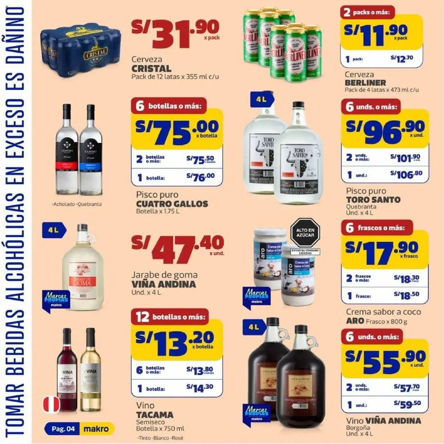 Catalogo de Makro Ahorro: El aliado para tu negocio 22 de octubre al 28 de octubre 2026 - Pag 4