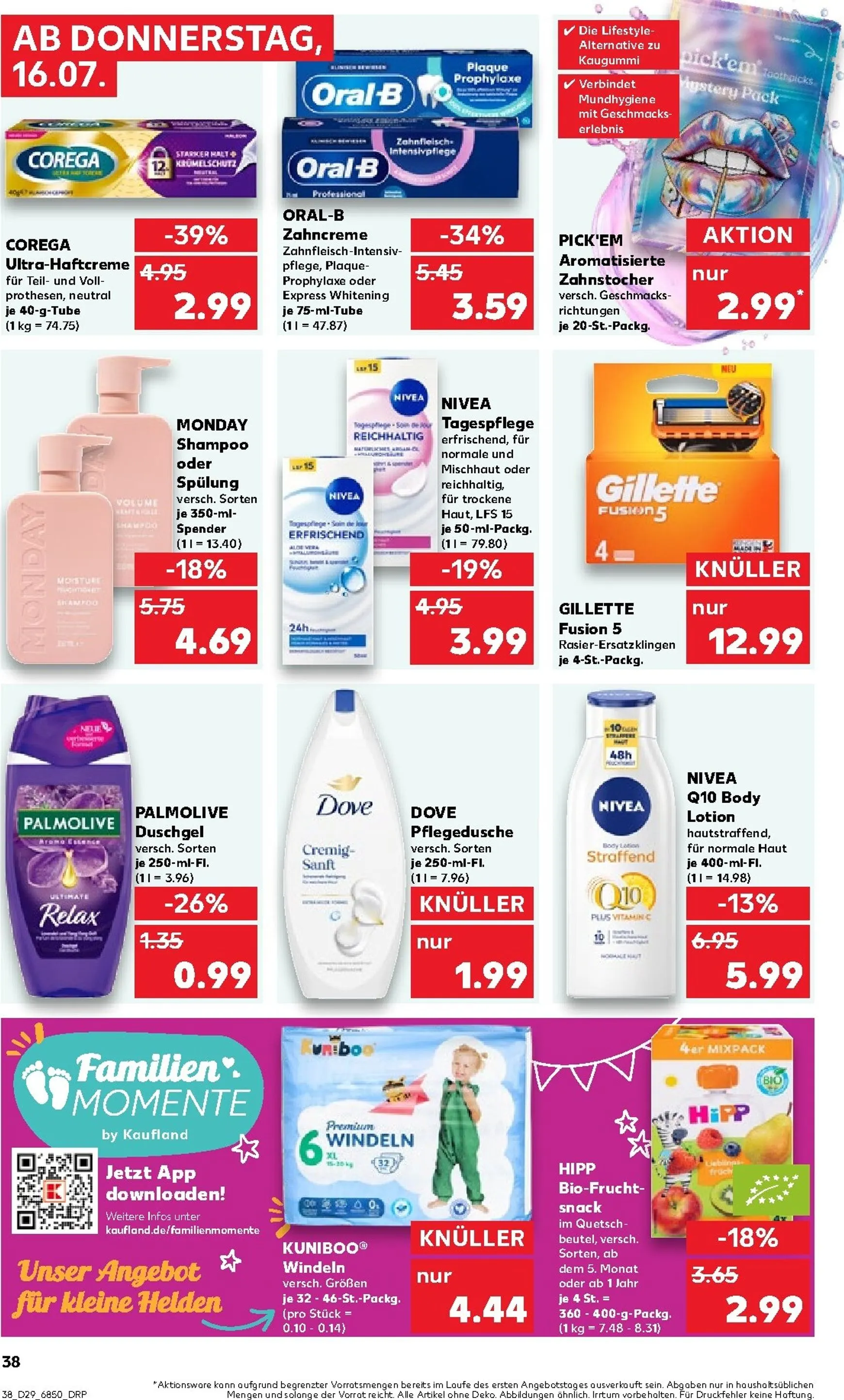 Kaufland Prospekt nächste Woche – von Donnerstag 16.07.2026 bis Mittwoch 22.07.2026 von 16. Juli bis 22. Juli 2026 - Prospekt seite 39