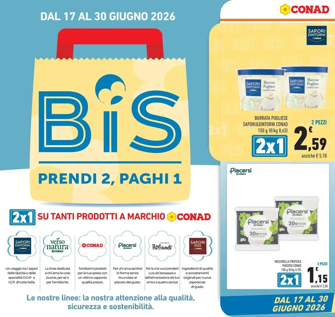Conad: Sconti fino al 40% da 17 giugno a 30 giugno di 2026 - Pagina del volantino 6