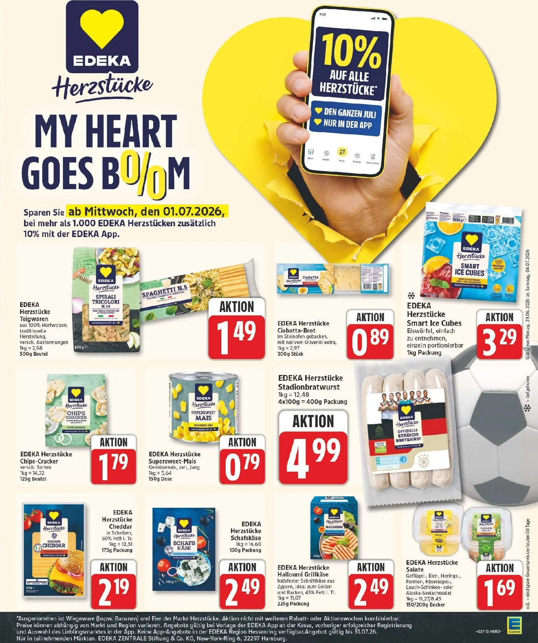 Edeka Prospekt nächste Woche – von Montag 29.06.2026 bis Samstag 04.07.2026 von 29. Juni bis 4. Juli 2026 - Prospekt seite 15