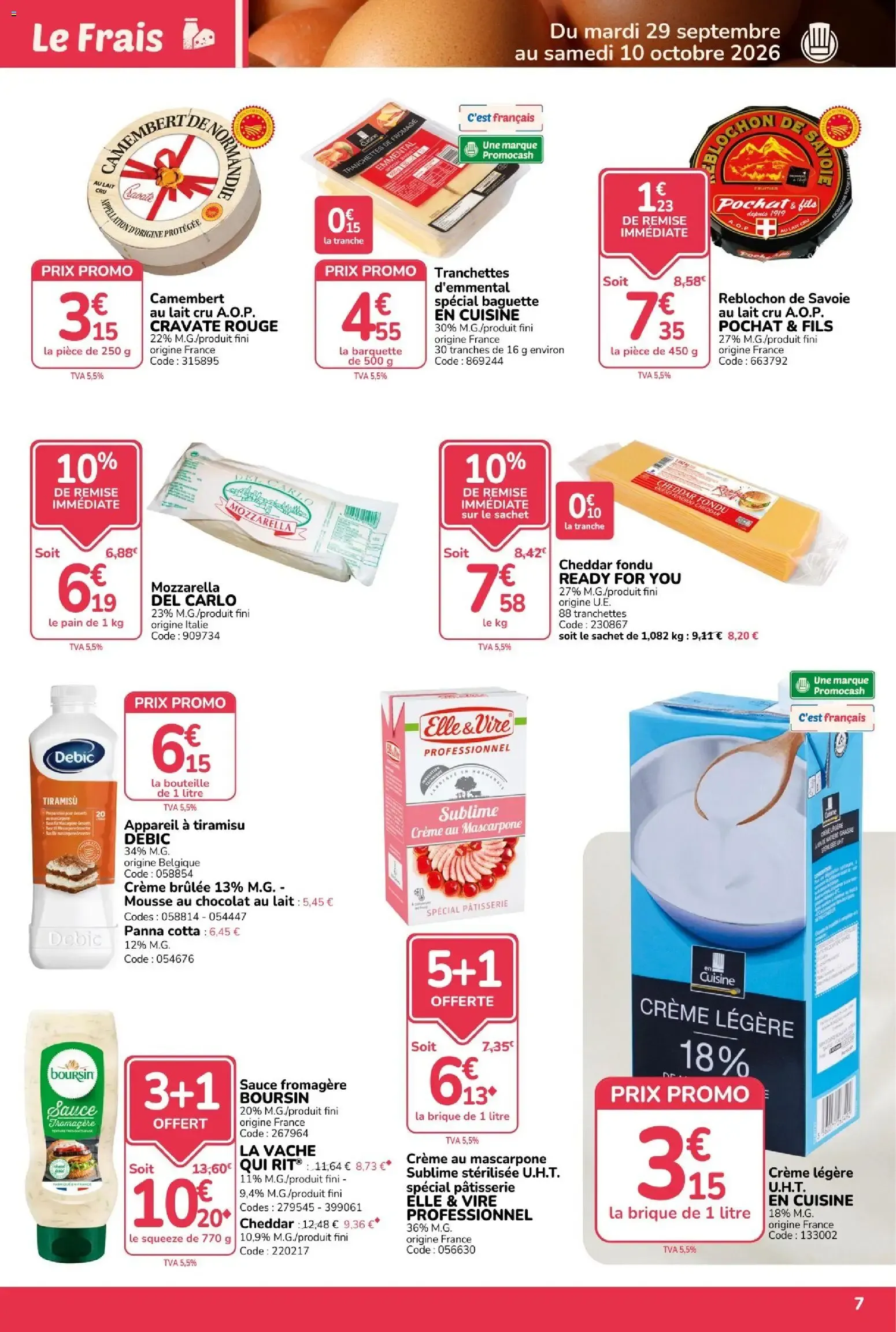 Promocash catalogue à partir du 29/09/2026 - promo en ligne du 29 septembre au 10 octobre 2026 - Catalogue page 7