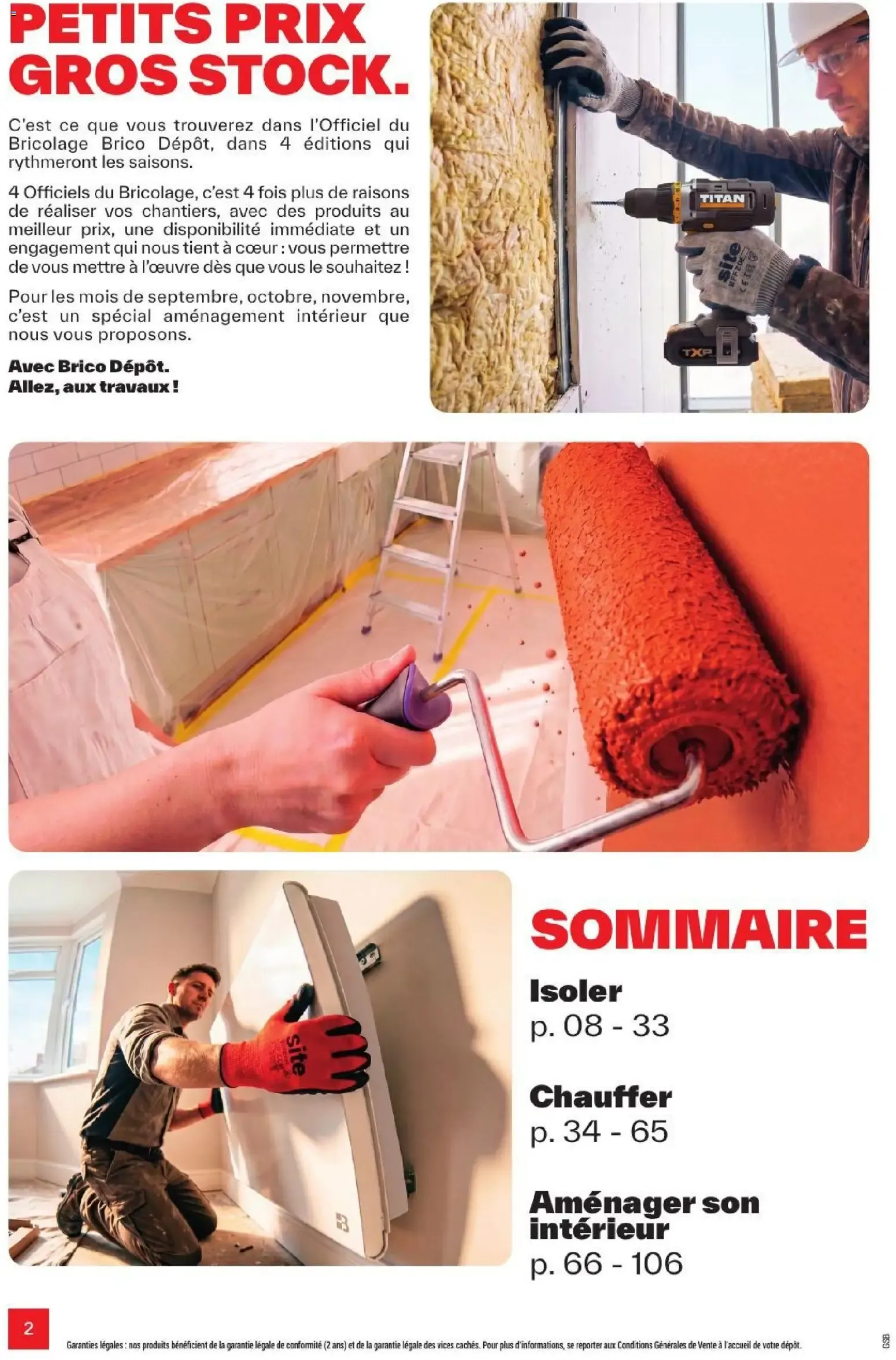 L'OFFICIEL DU BRICOLAGE - Automne du 17 septembre au 1 octobre 2026 - Catalogue page 2