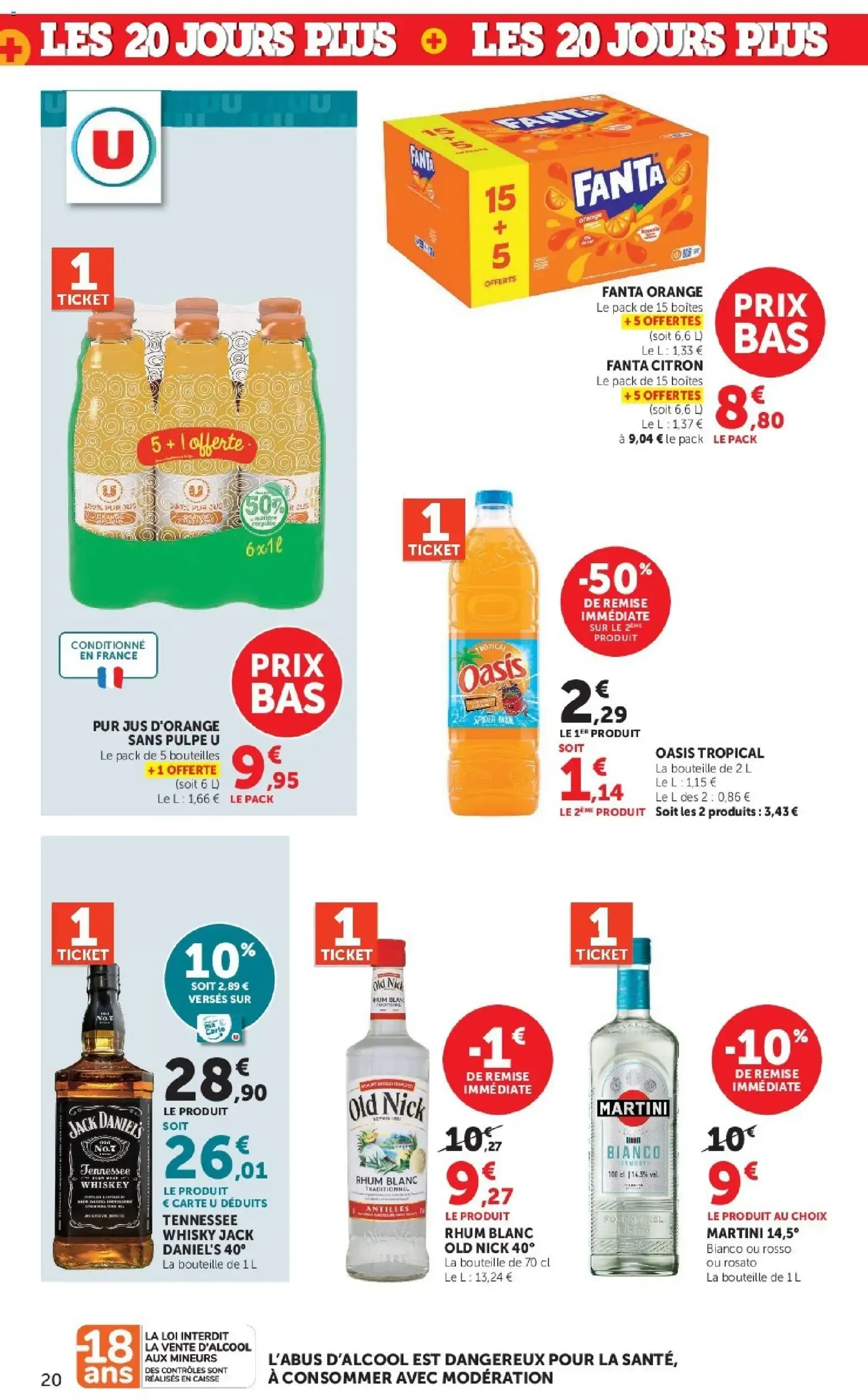 Super U catalogue à partir du 06/10/2026 - promo en ligne du 6 octobre au 18 octobre 2026 - Catalogue page 20
