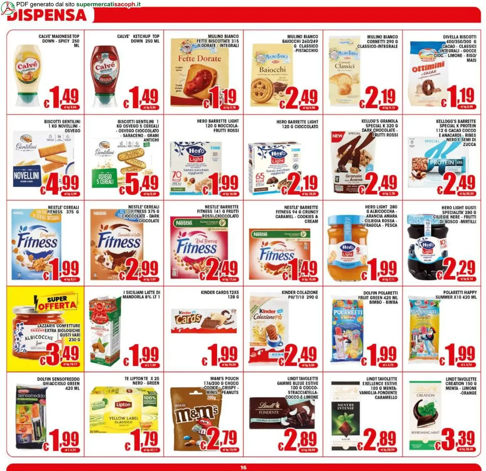 Sacoph volantino dal 01/07/2026 - online Offerte da 1 luglio a 9 luglio di 2026 - Pagina del volantino 16