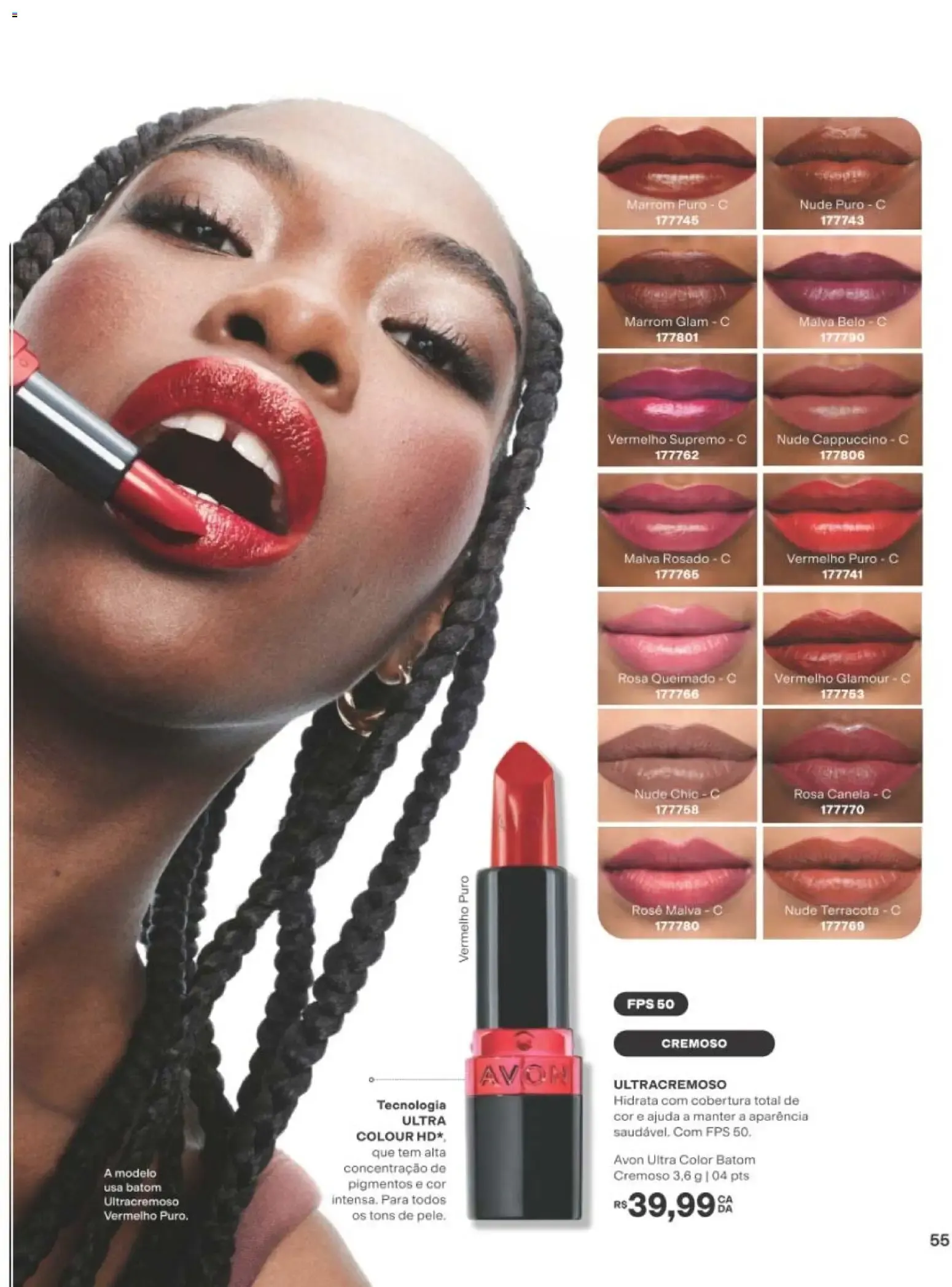 Encarte de Revista Avon folheto - Campanha 14 de 01/09/2026 | Promoção Online 1 de setembro até 20 de setembro 2026 - Pagina 55