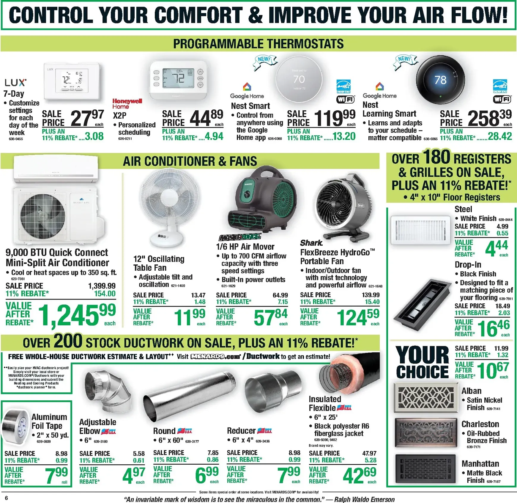 Weekly ad 11% REBATE ON EVERYTHING! from August 13 to August 23 2026 - Page 9
