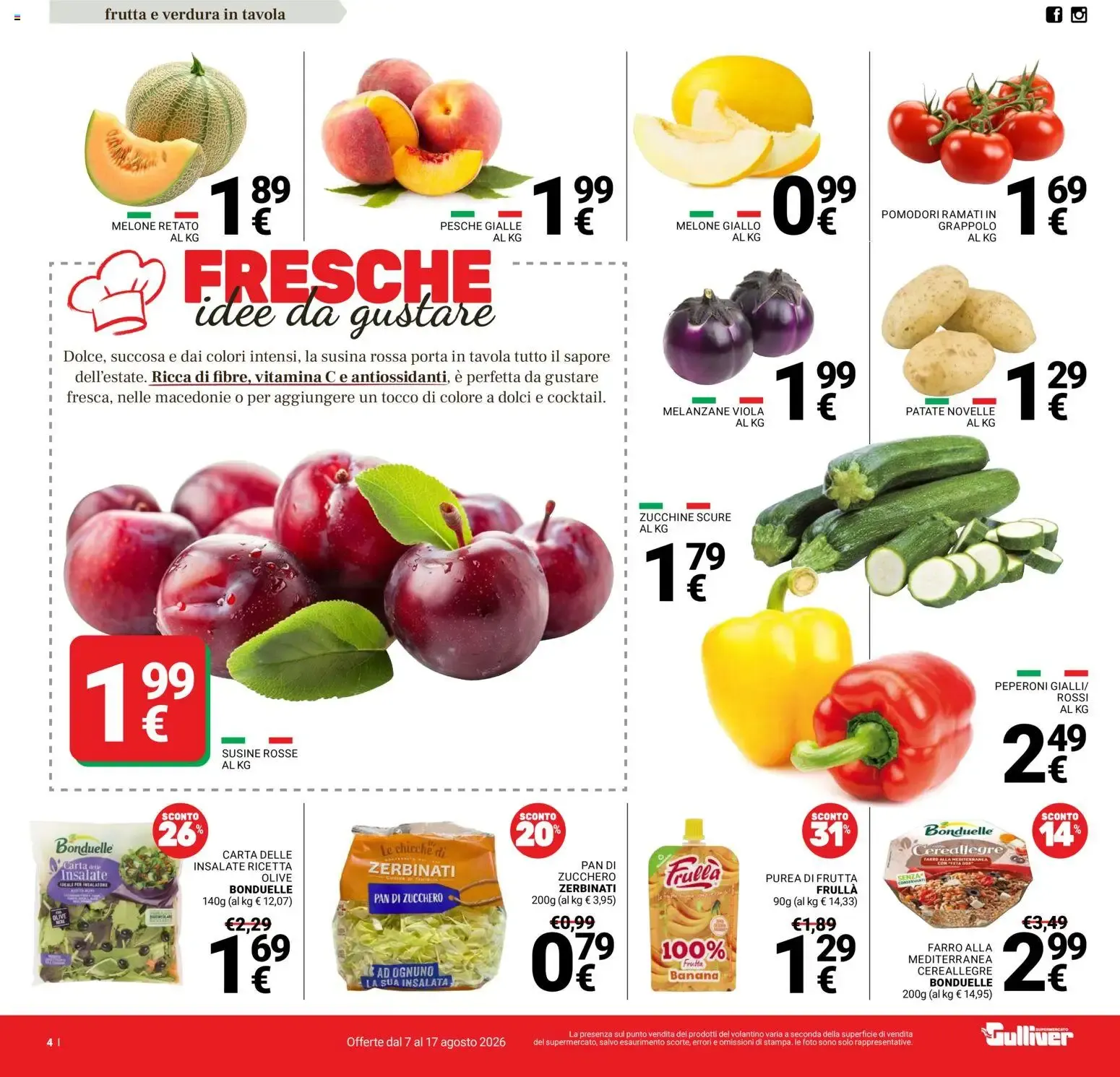 Nuovo Gulliver volantino dal 07/08/2026 > offerte anteprima 🛍️ da 7 agosto a 17 agosto di 2026 - Pagina del volantino 4