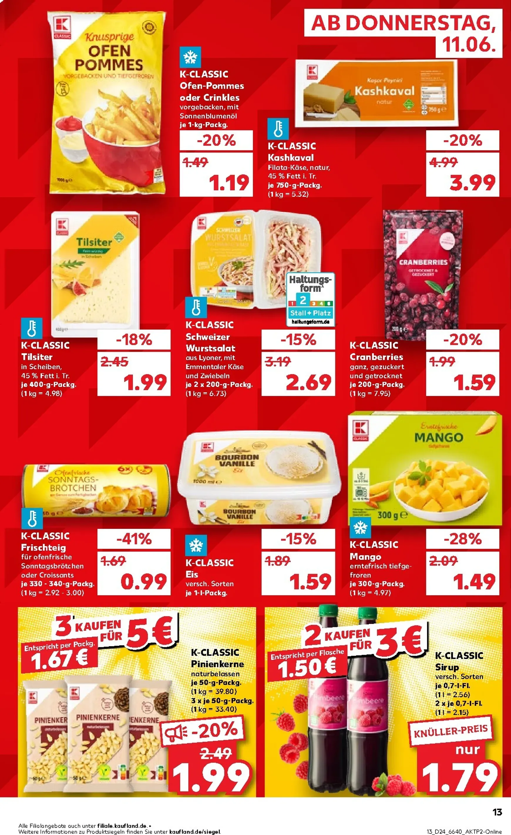 Kaufland Prospekt – von Donnerstag 11.06.2026 bis Mittwoch 17.06.2026 von 11. Juni bis 17. Juni 2026 - Prospekt seite 13