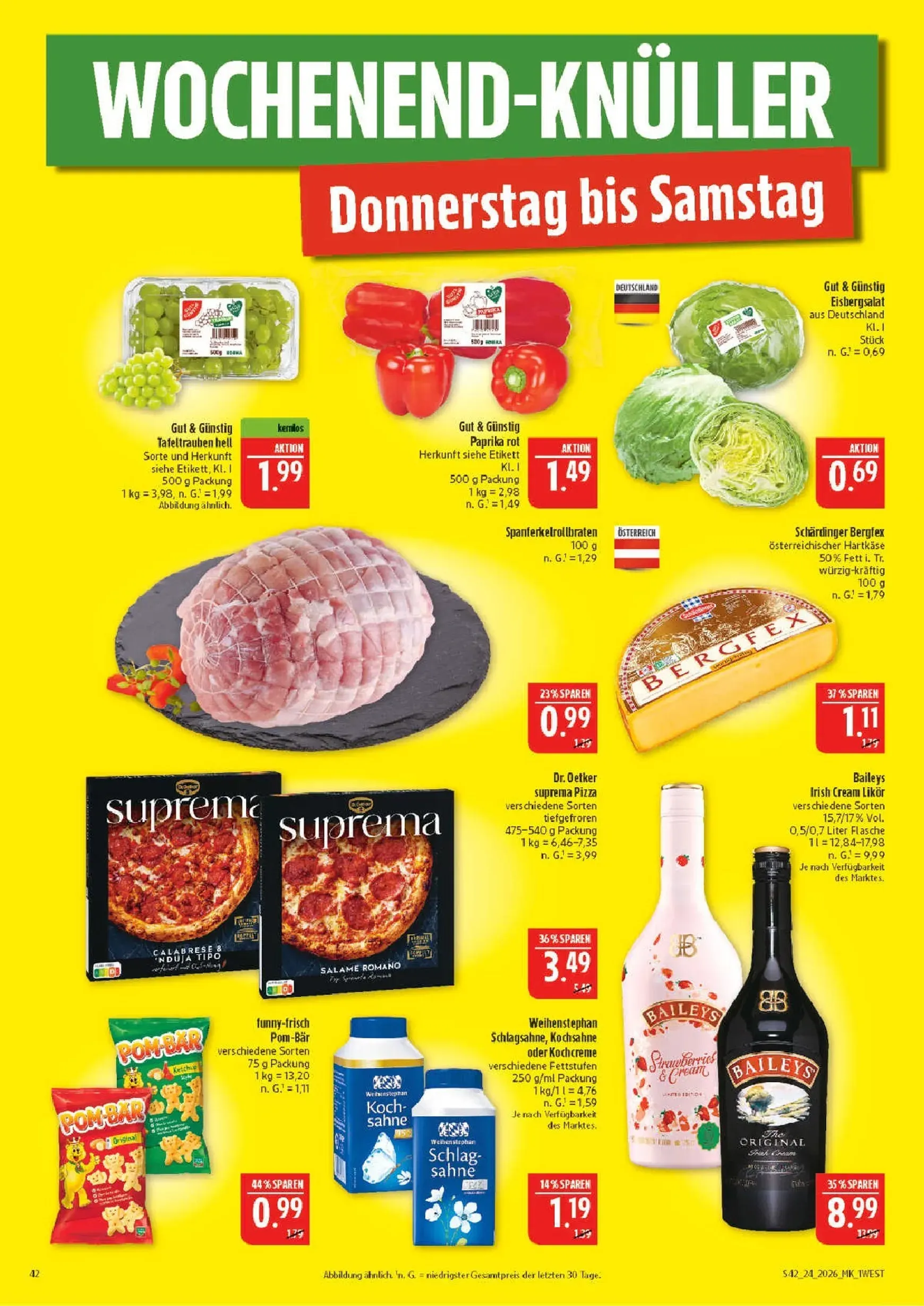Marktkauf Prospekt – von Montag 08.06.2026 bis Samstag 13.06.2026 von 8. Juni bis 13. Juni 2026 - Prospekt seite 42