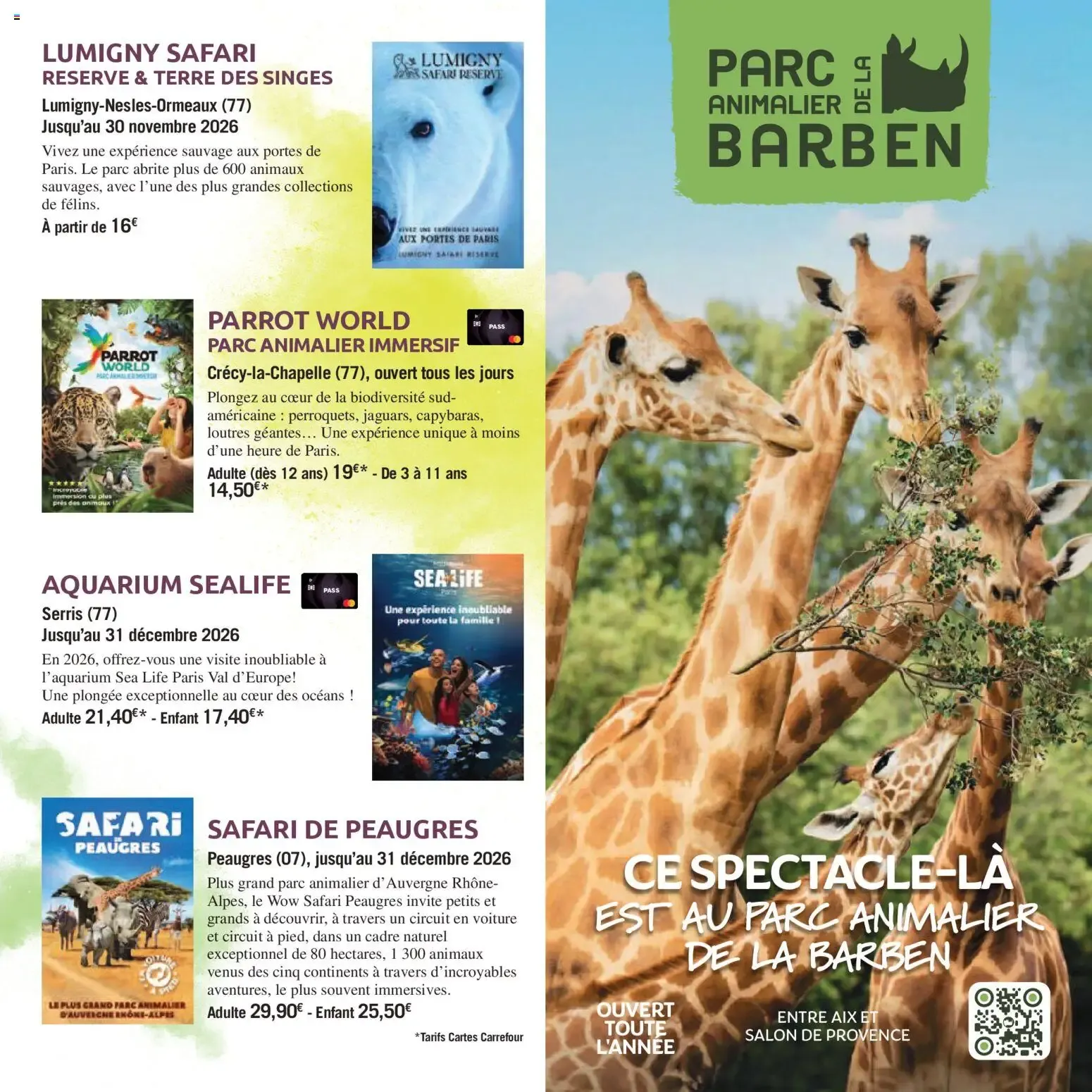 Carrefour spectacles LE BOOK DE VOS SORTIES du 1 avril au 30 septembre 2026 - Catalogue page 13