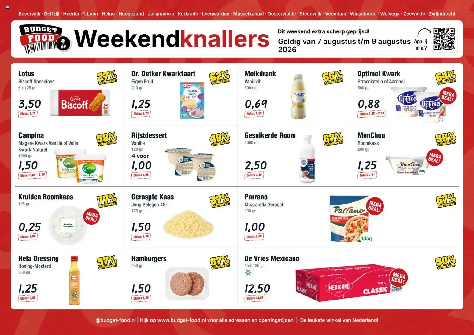 Weekendknallers van 7 augustus tot 9 augustus 2026 - Folder pagina 1