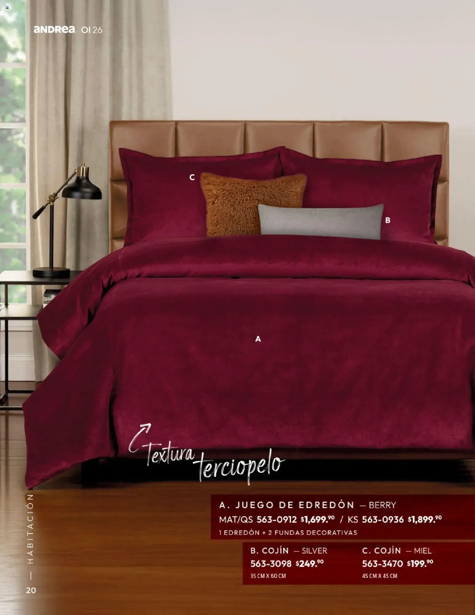 Catálogo de Andrea Home: Otoño - Invierno 2026 1 de septiembre al 31 de diciembre 2026 - Pagina 20