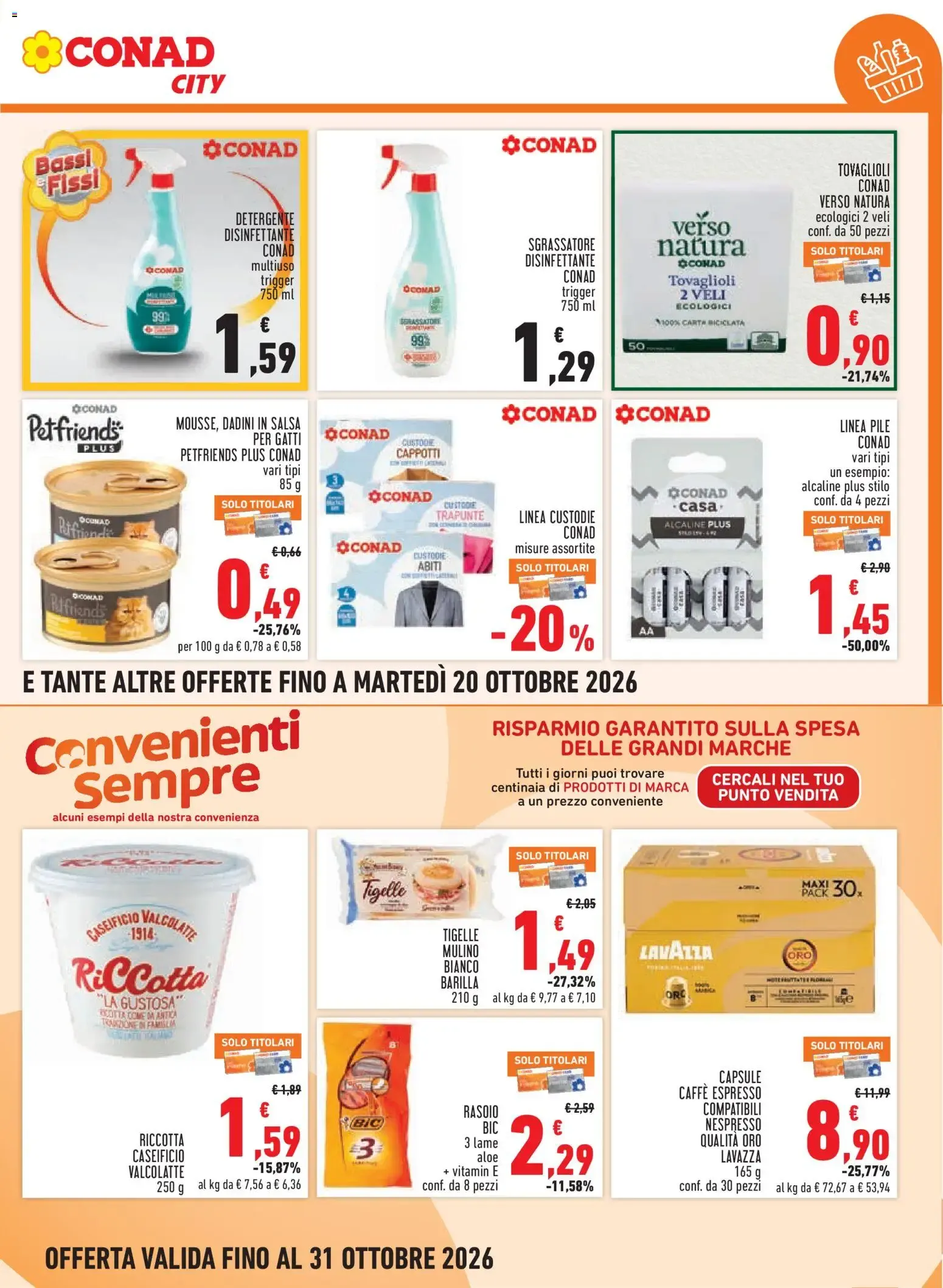 Conad City - Sotto Costo da 8 ottobre a 17 ottobre di 2026 - Pagina del volantino 13