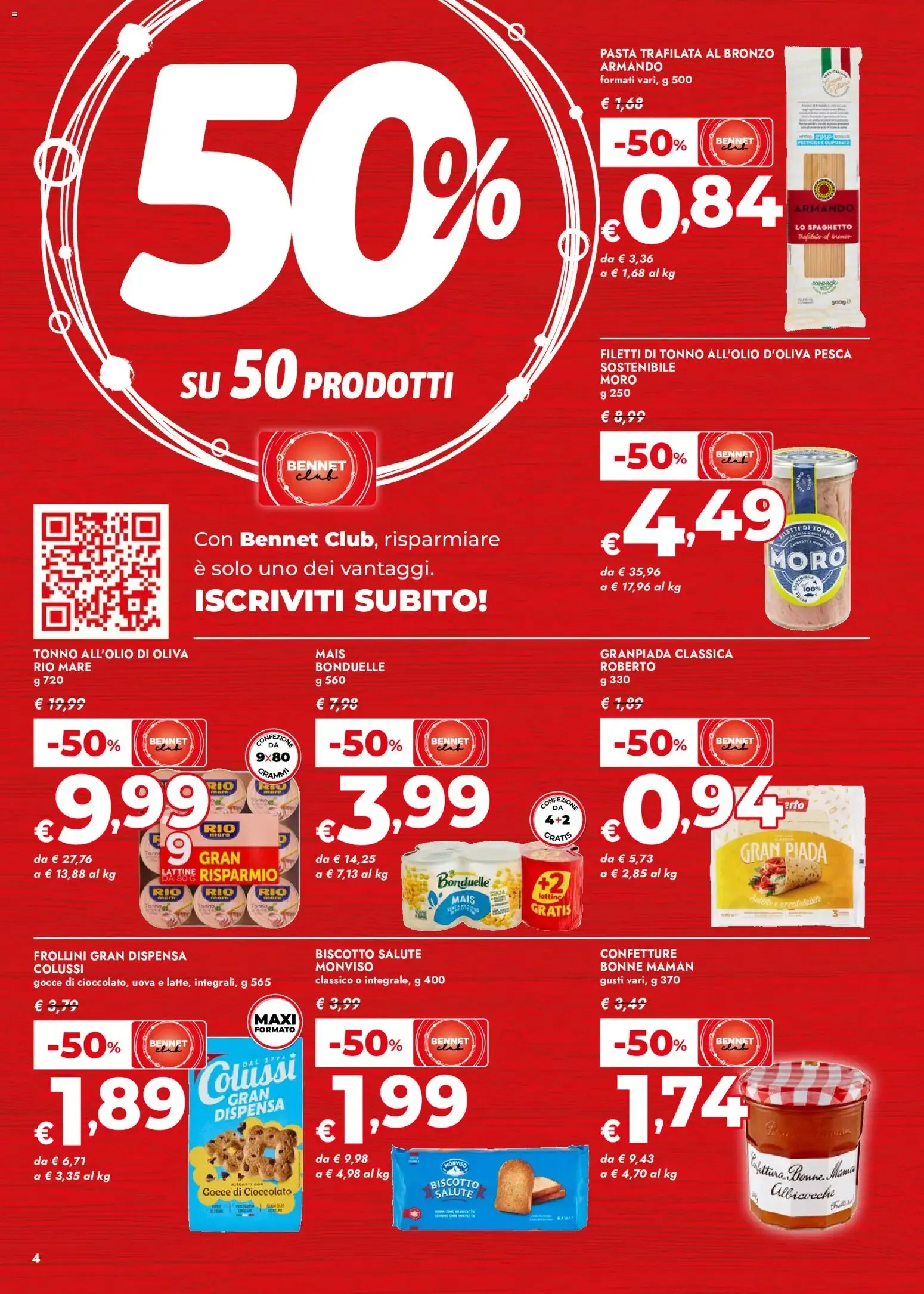 Bennet: 50% en 50 Productos da 30 luglio a 12 agosto di 2026 - Pagina del volantino 4