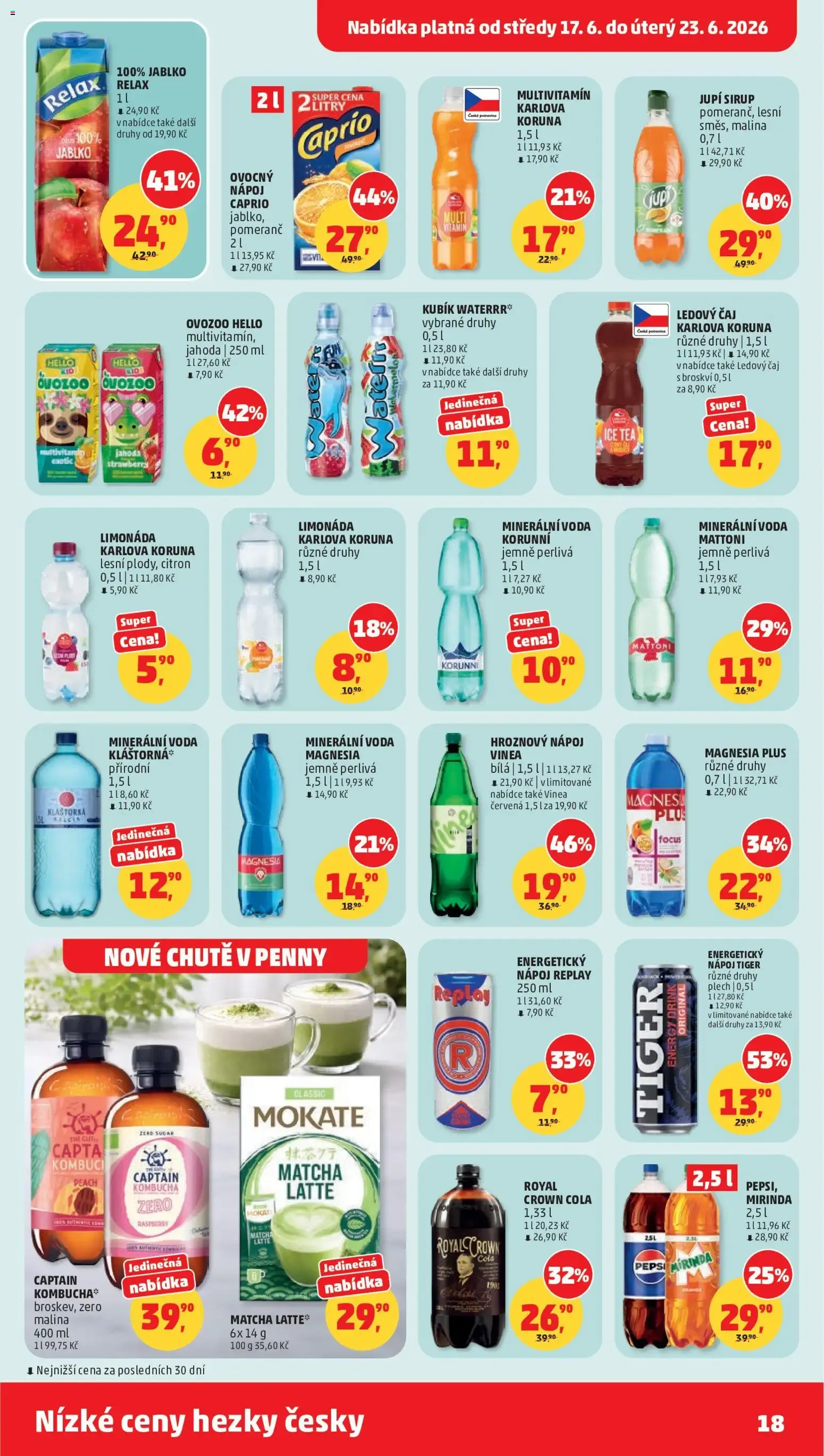 PENNY leták na příští týden (17.06.2026) - 17. června 23. června 2026 - Page 18