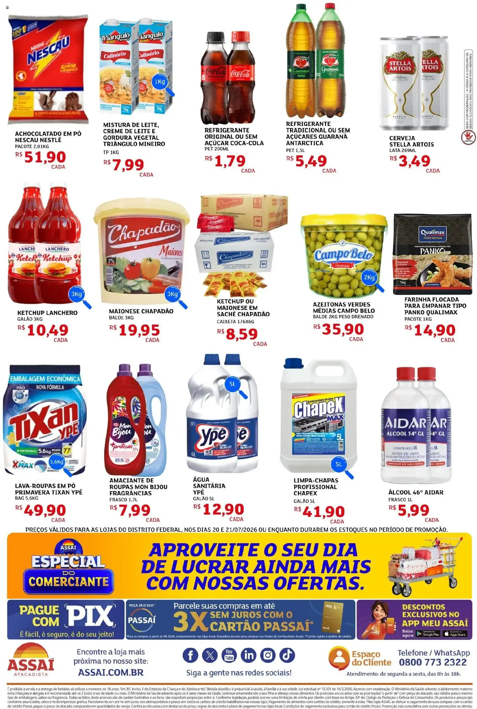 Encarte de Assaí Atacadista - Especial do Comerciante 20 de julho até 21 de julho 2026 - Pagina 2