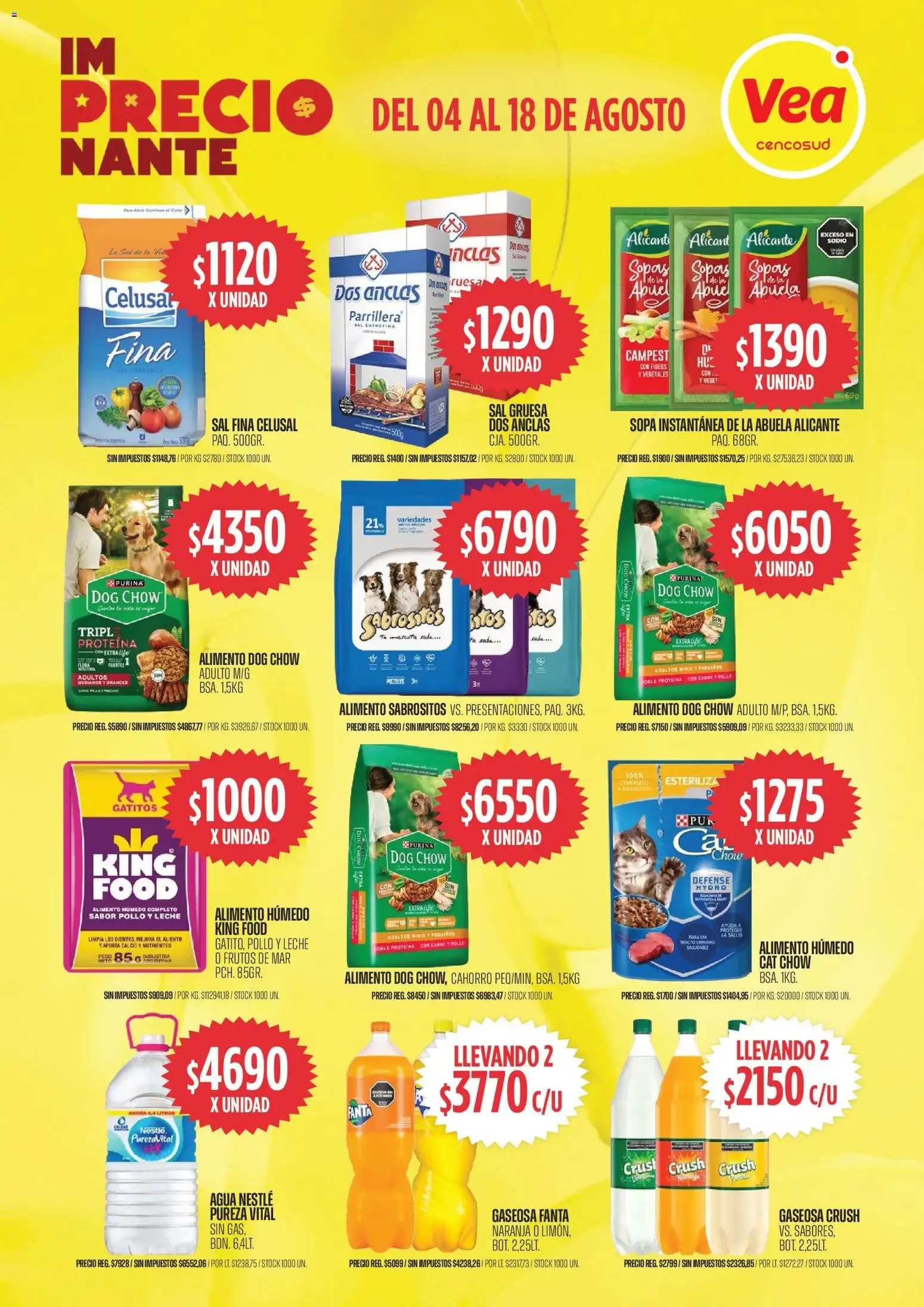 Ofertas de Vea ofertas del 04/08/2026 - 18/08/2026 4 de agosto al 18 de agosto 2026 - Página 7 del catálogo