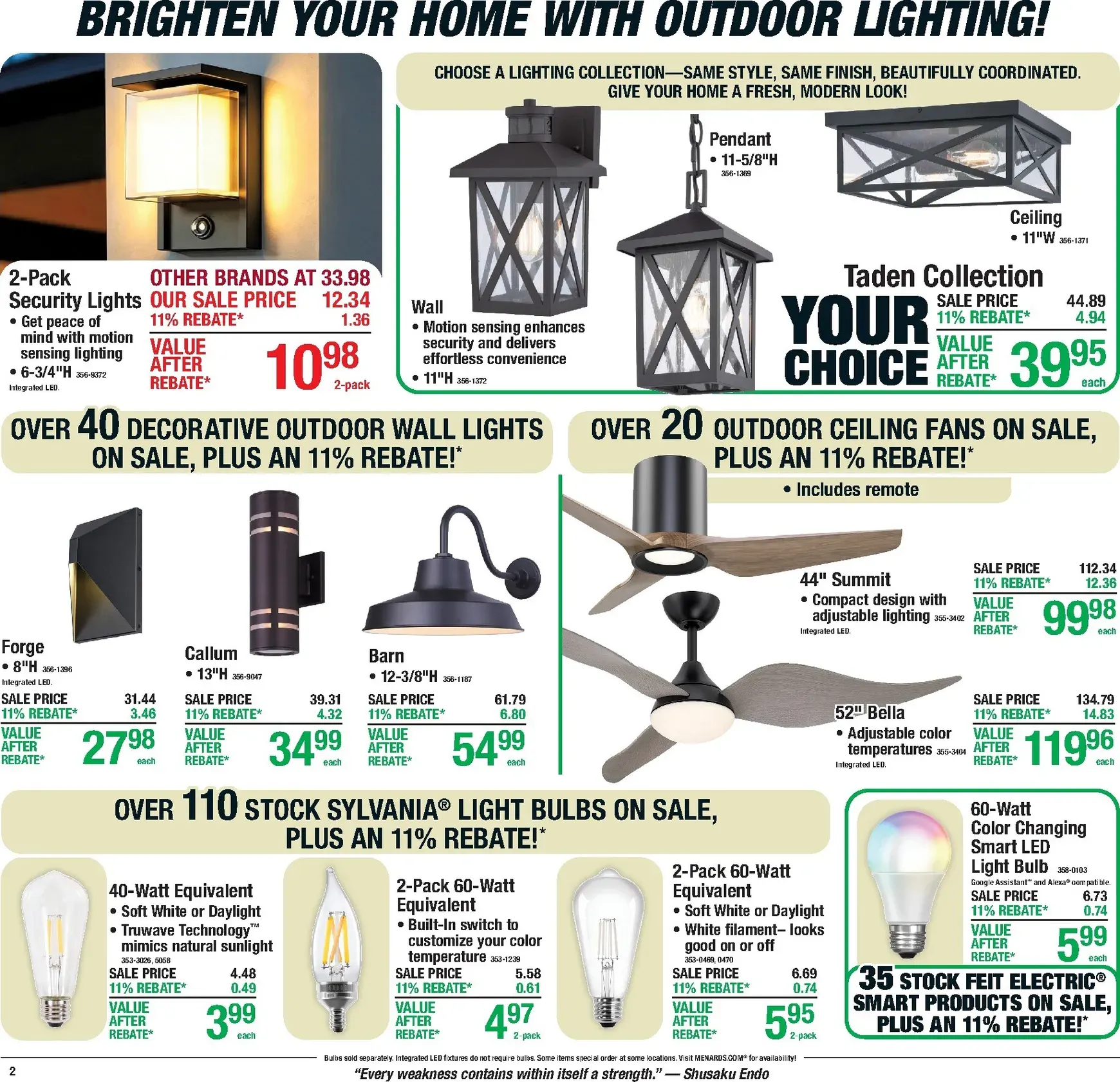 Weekly ad Current Menards - 11% Rebate Sale leaflet valid from Thursday 07/16/2026 to Sunday 07/26/2026 from July 16 to July 26 2026 - Page 3