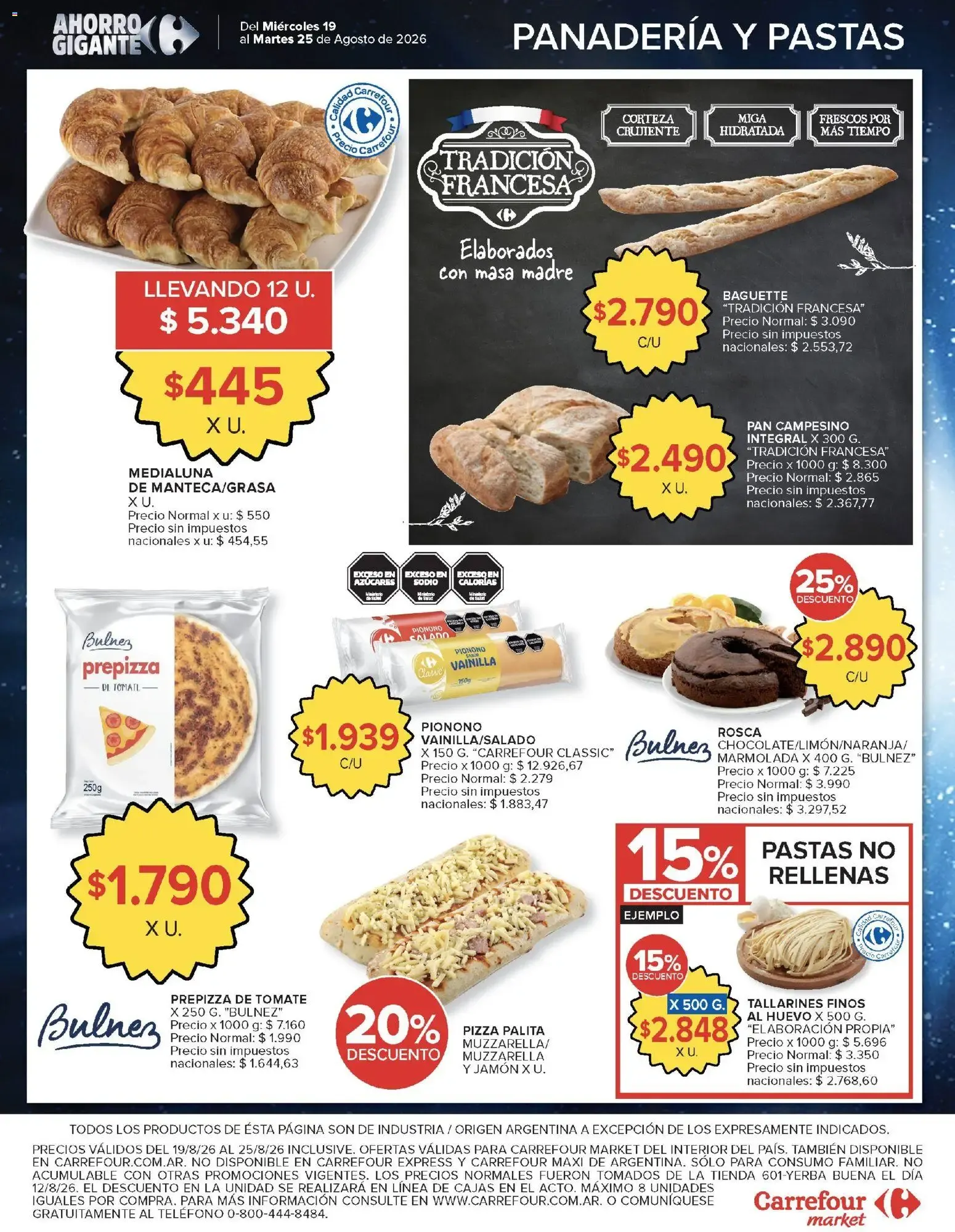 Ofertas de Carrefour Ahorro Gigante: Ofertas Hiper y Market 19 de agosto al 25 de agosto 2026 - Página 43 del catálogo