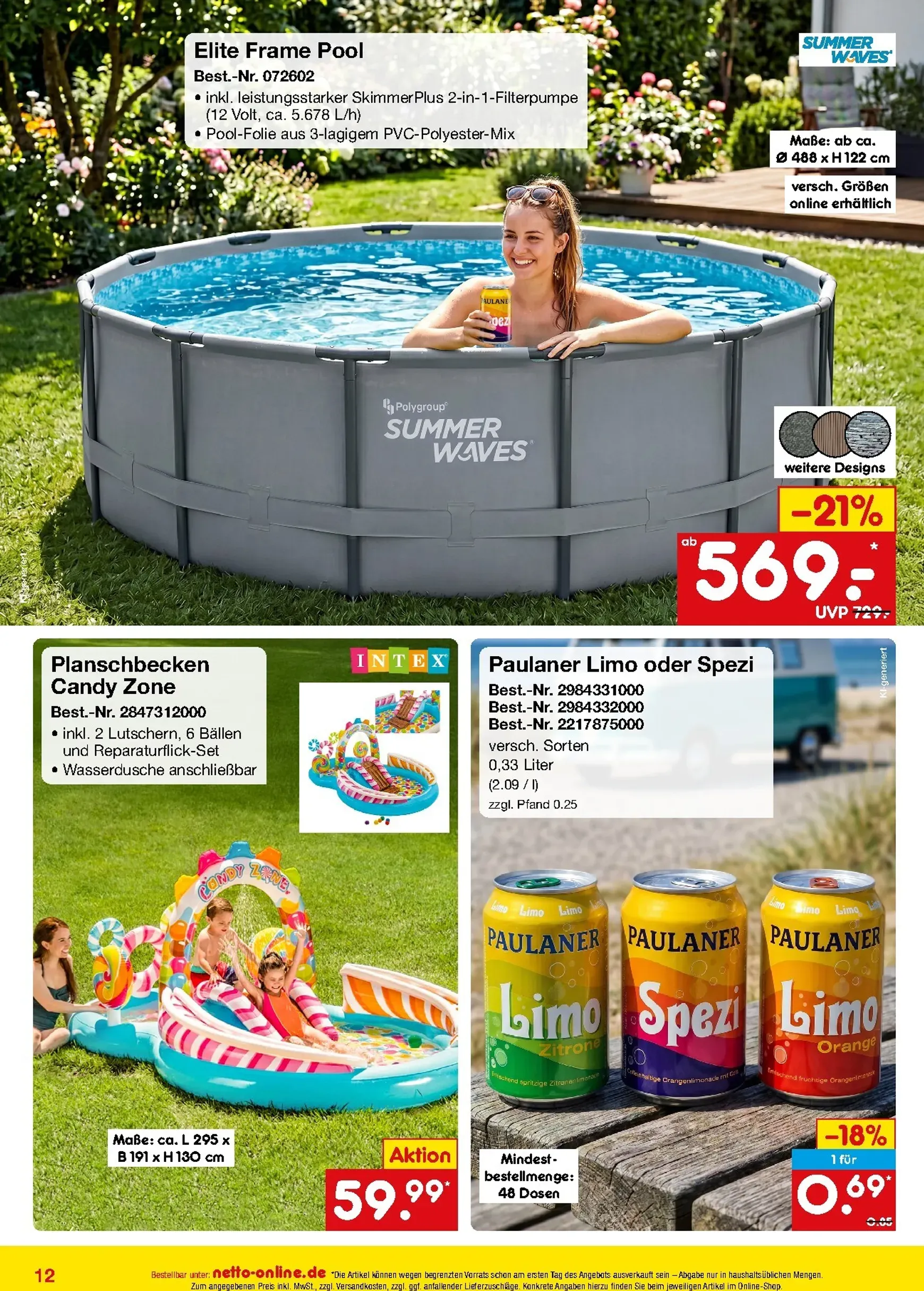 Netto Marken Discount - Online-Angebote Juli Prospekt – von Mittwoch 01.07.2026 bis Freitag 31.07.2026 von 1. Juli bis 31. Juli 2026 - Prospekt seite 12