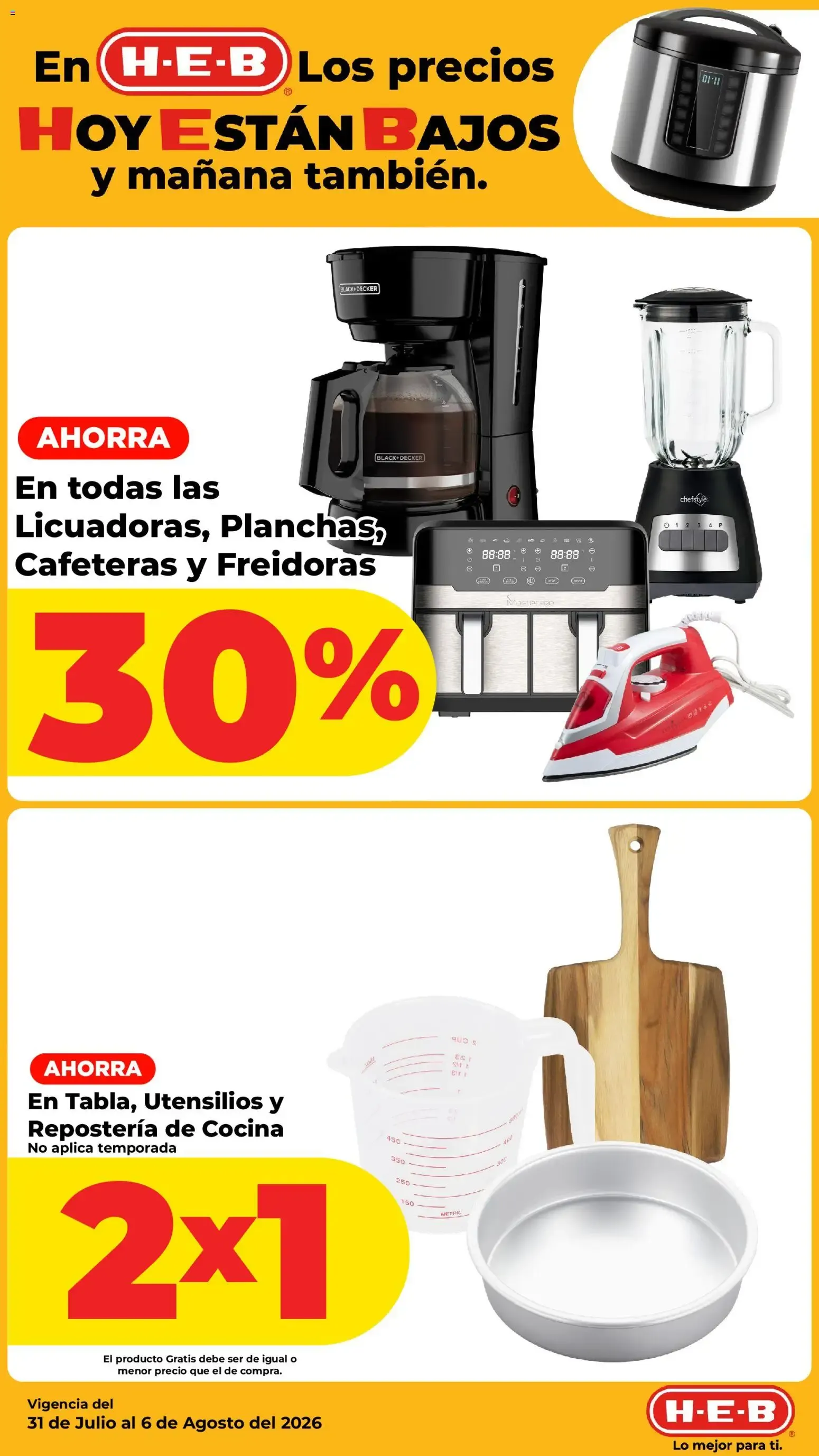 Catálogo de H-E-B: Los precios hoy están bajos y mañana también. 31 de julio al 3 de agosto 2026 - Pagina 10