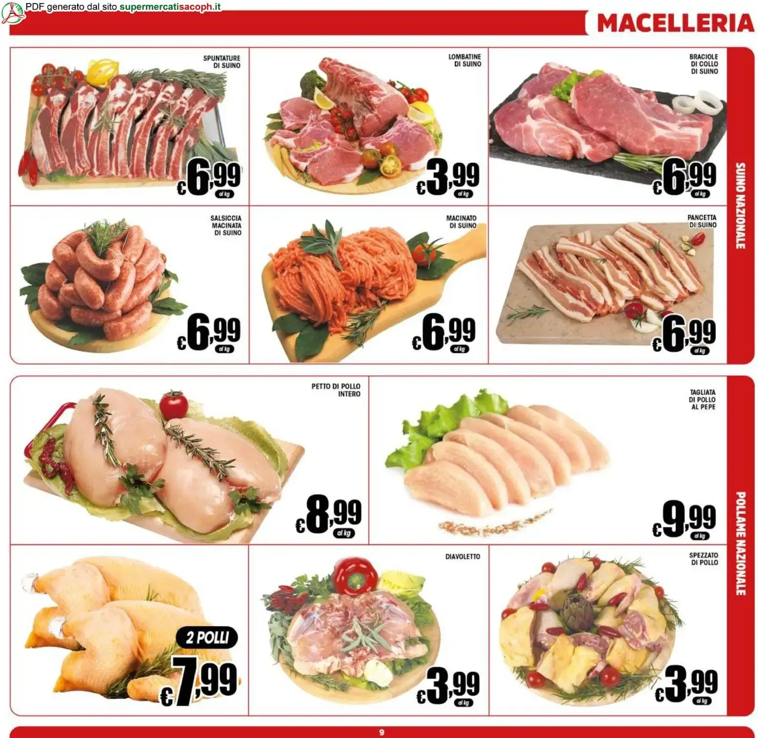 Sacoph volantino dal 10/07/2026 - online Offerte da 10 luglio a 21 luglio di 2026 - Pagina del volantino 9