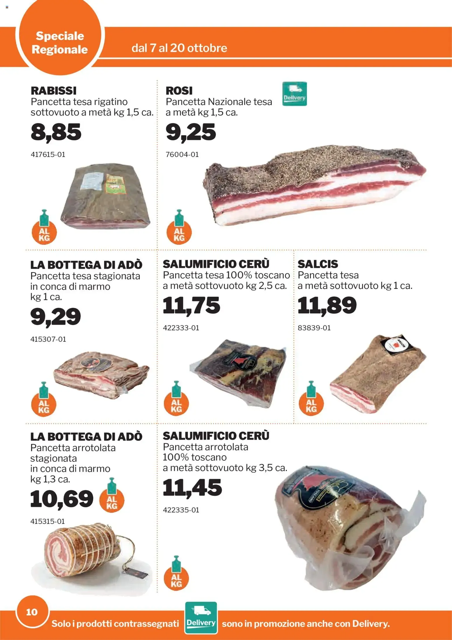 GrosMarket Toscana da 7 ottobre a 20 ottobre di 2026 - Pagina del volantino 9