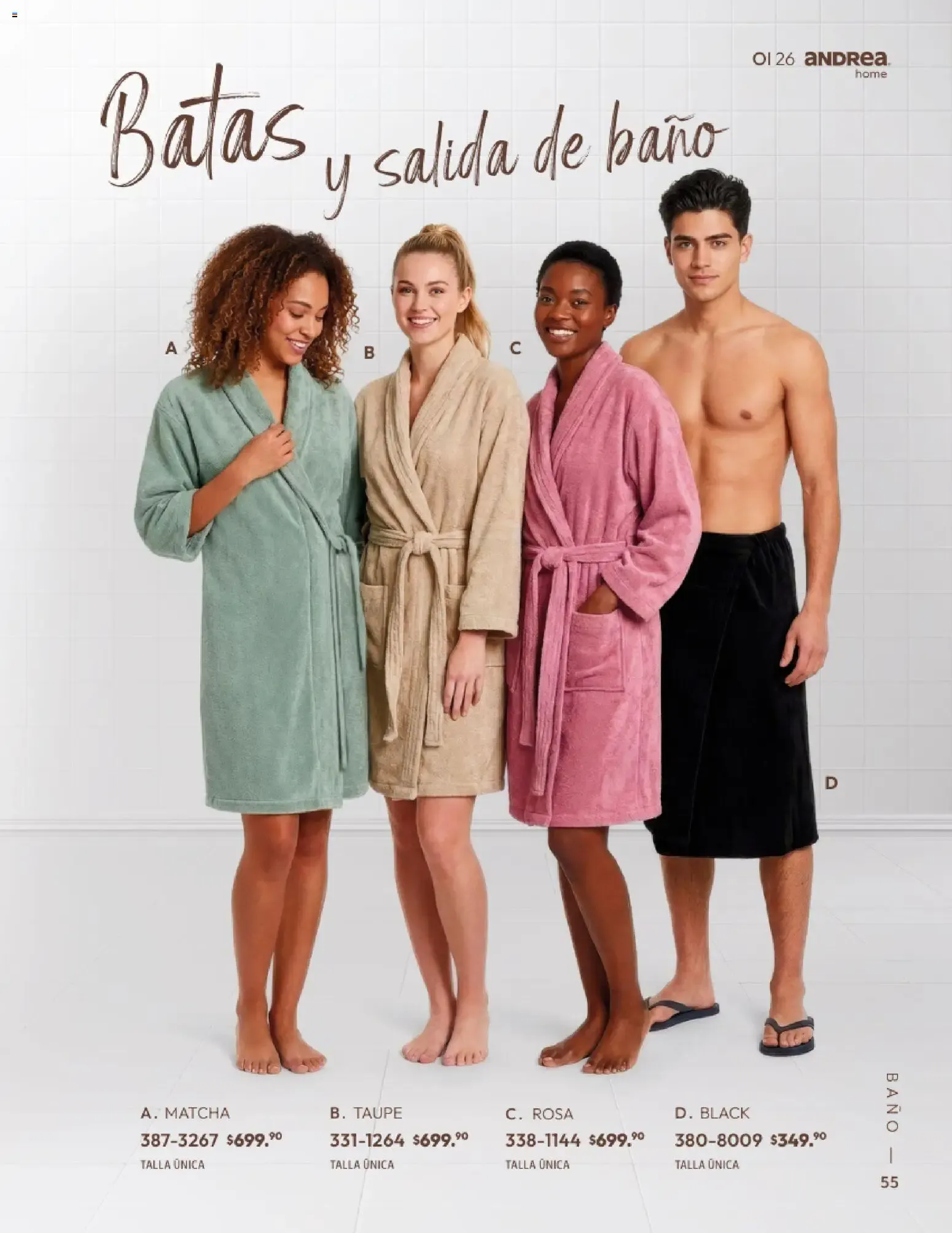 Catálogo de Andrea Home: Otoño - Invierno 2026 1 de septiembre al 31 de diciembre 2026 - Pagina 55