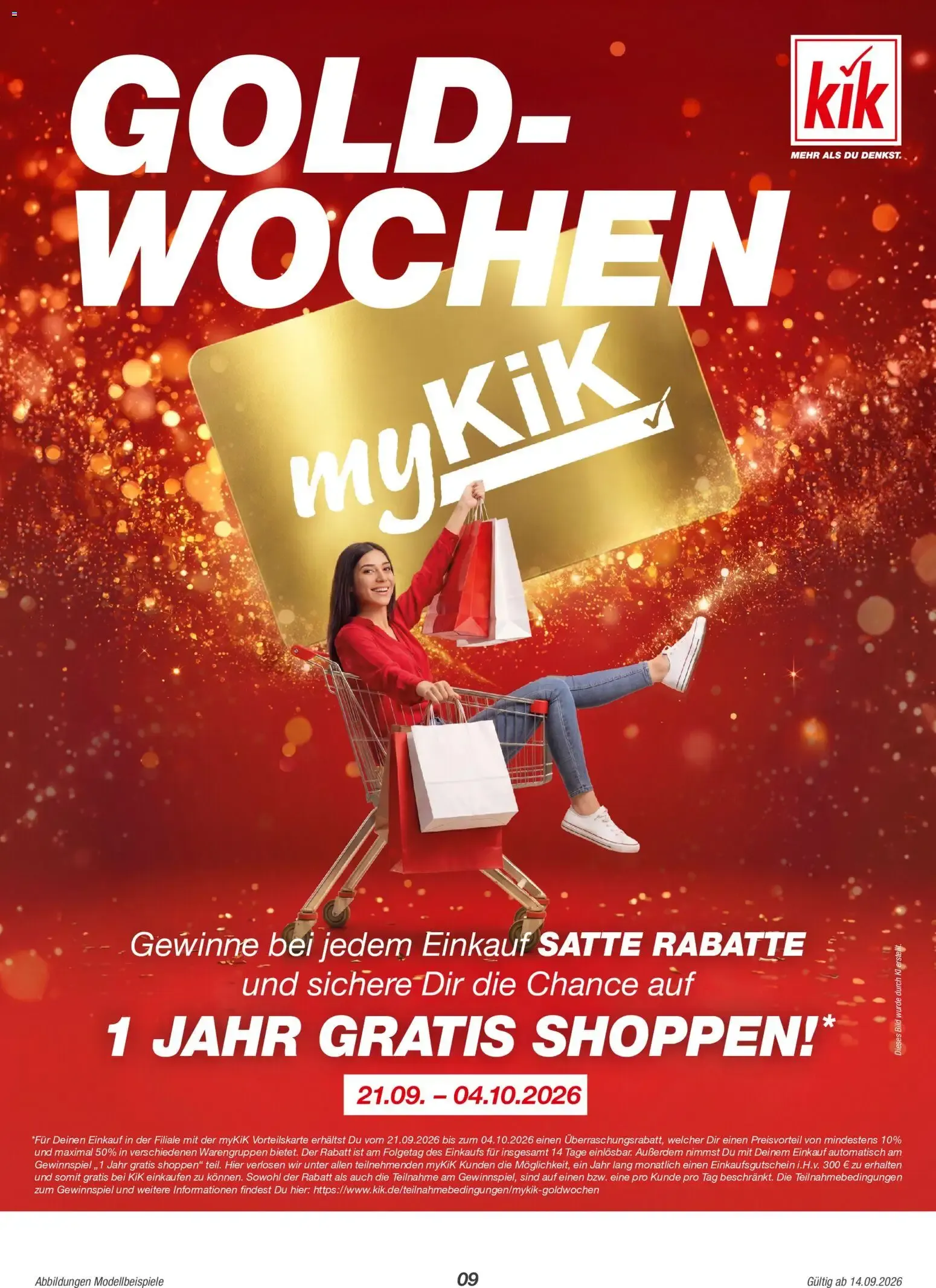 Kik: Mehr für den Herbst und die besonderen Momente. von 14. September bis 27. September 2026 - Prospekt seite 9