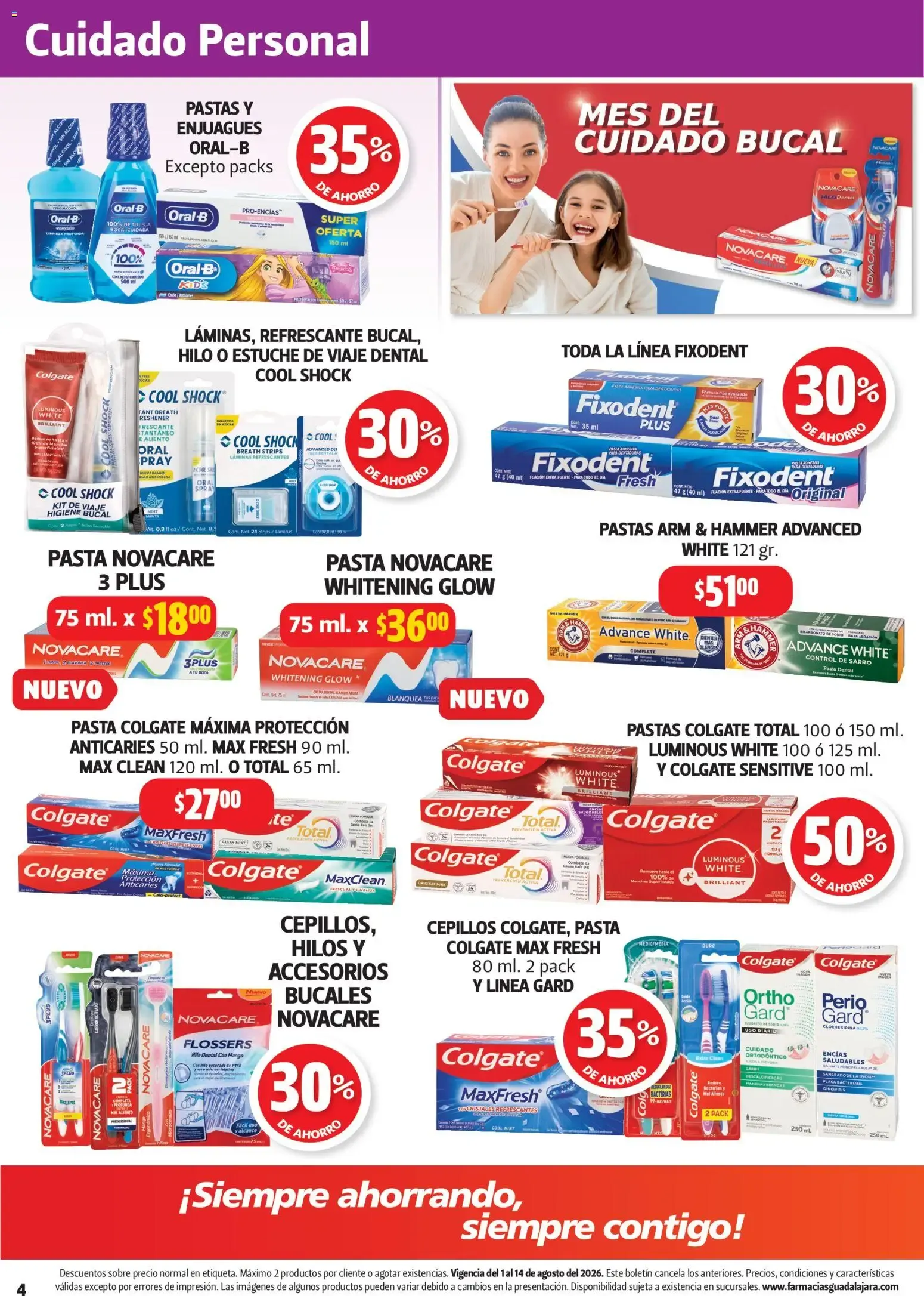 Catálogo de Farmacia Guadalajara catálogo (01/08/2026 - 14/08/2026) - catálogo en línea 1 de agosto al 14 de agosto 2026 - Pagina 4