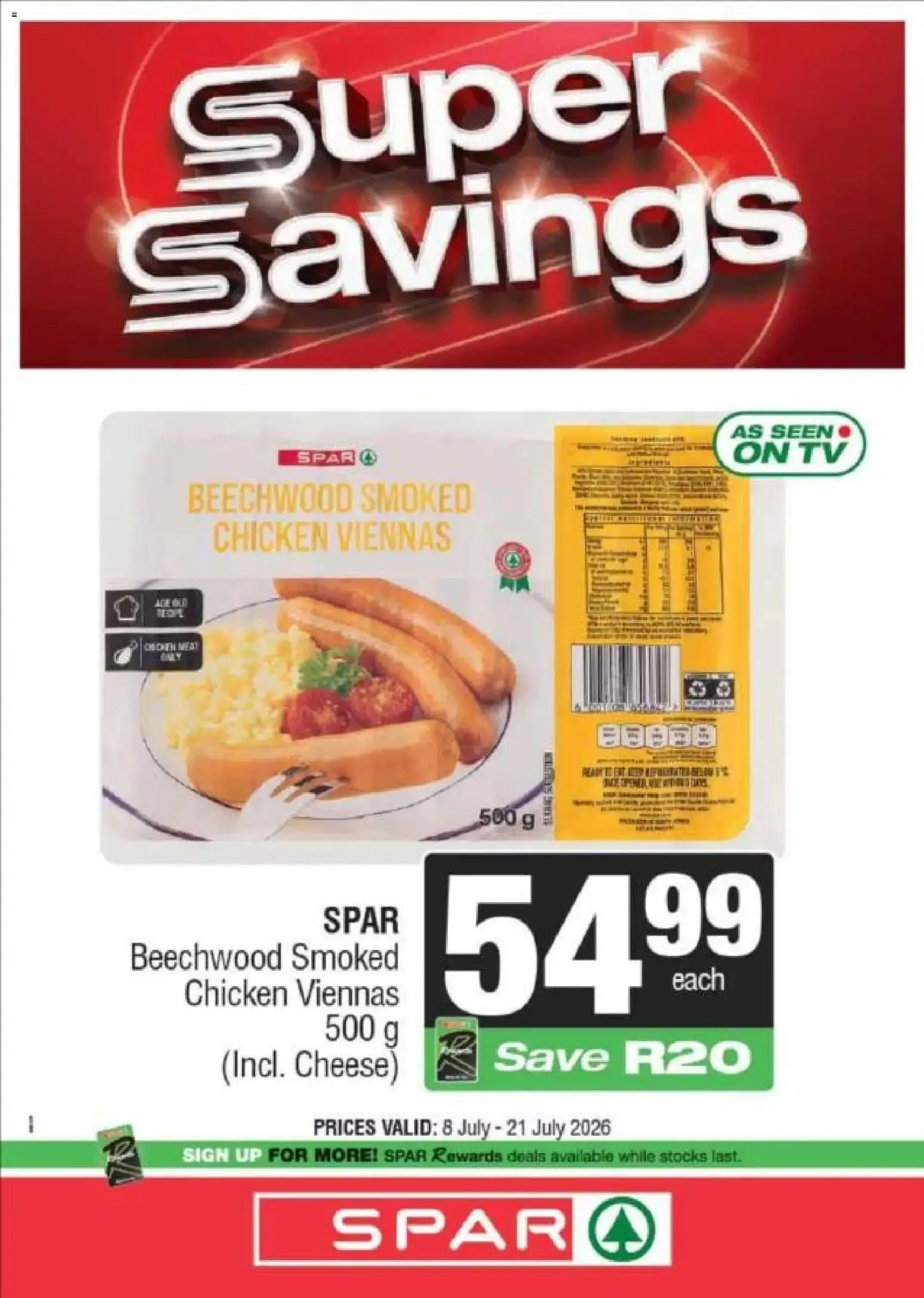 Spar Specials (08/07/2026 - 21/07/2026) Online from 8 July to 21 July 2026 - Catalogue Page 3