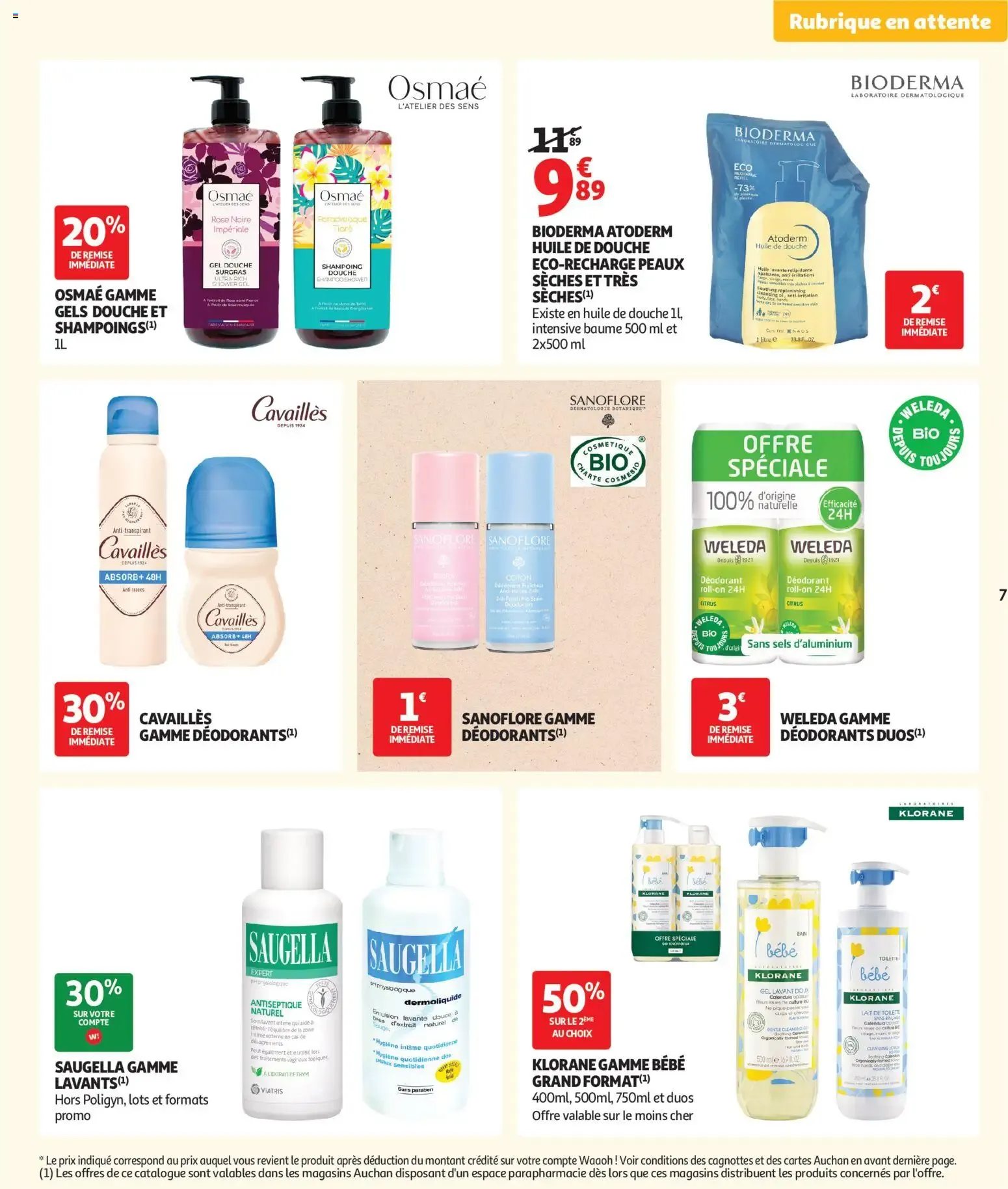 Auchan Parapharmacie, beauté à partir du 02/06/2026 - promo en ligne du 2 juin au 24 juin 2026 - Catalogue page 7
