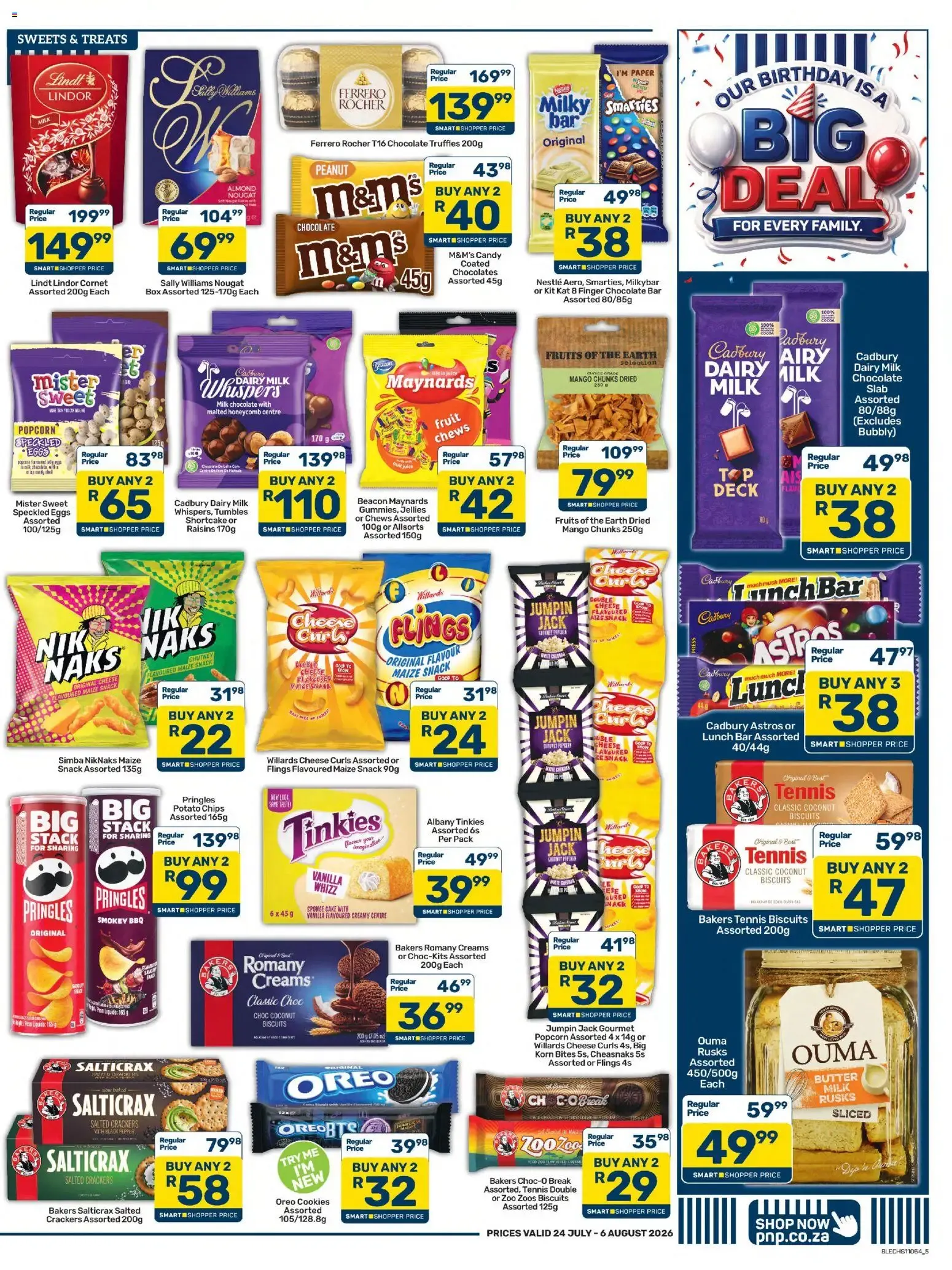 Pick n Pay - Big Deal Birthday Specials from 24 July to 6 August 2026 - Catalogue Page 5