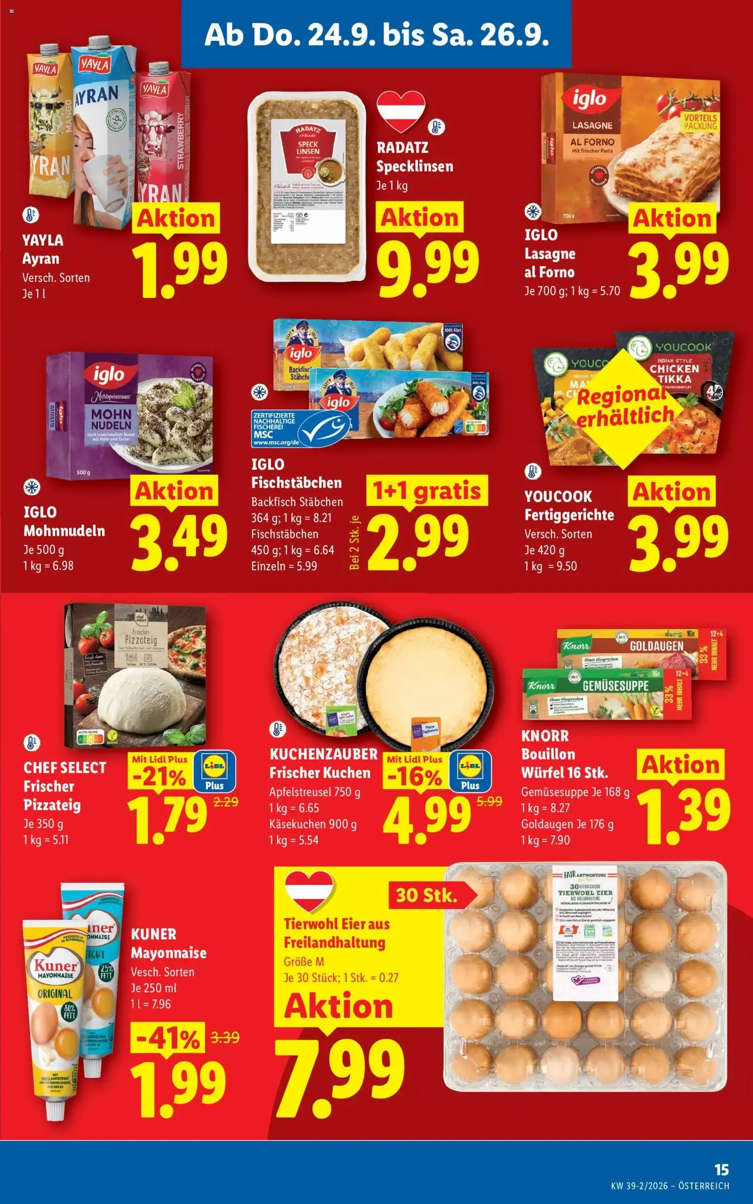 Lidl - Flugblatt ab 24.09.2026 - Angebote ab donnerstag von 24. September bis 26. September 2026 - Flugblätt seite 17