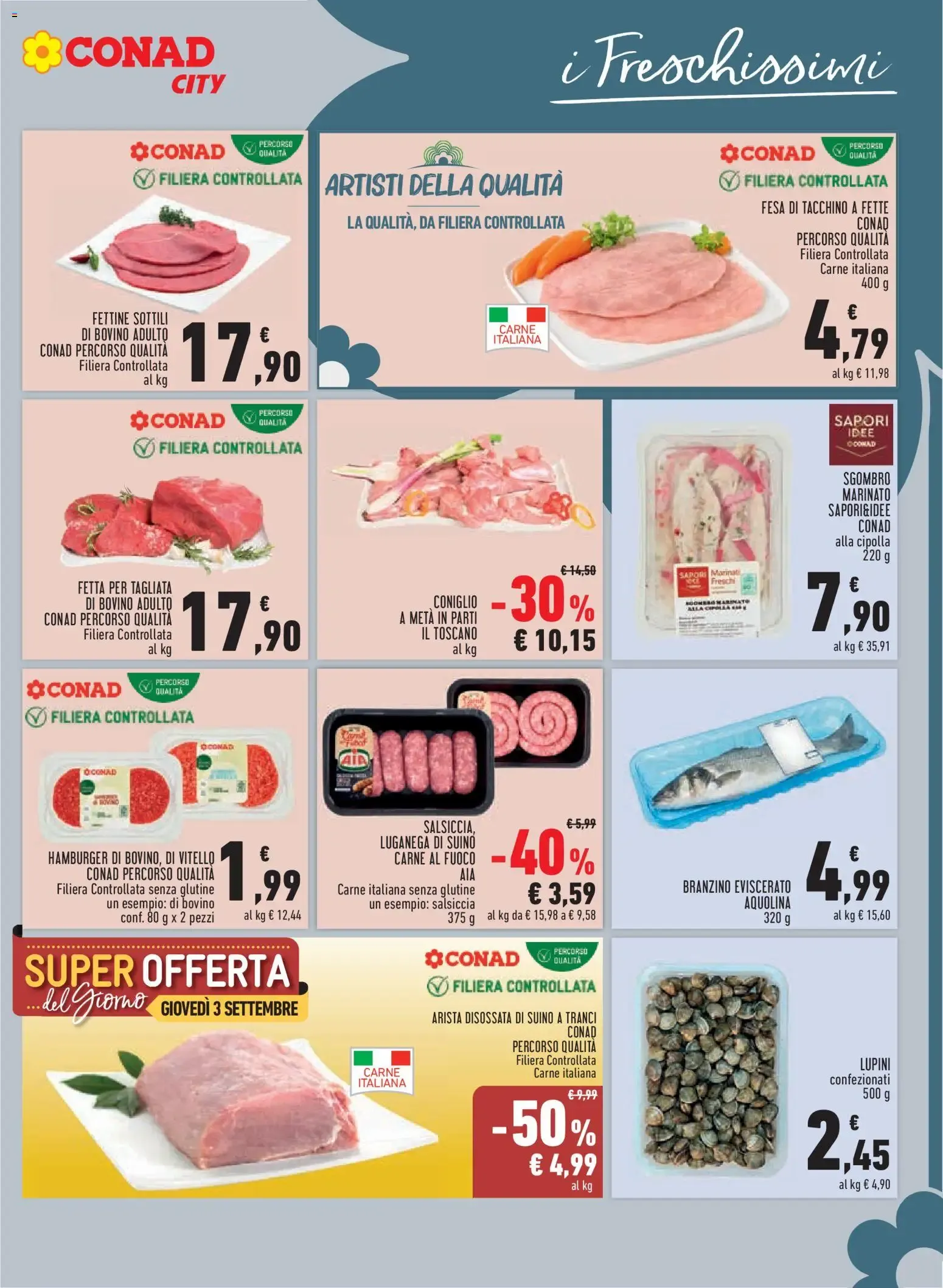 Conad City: I tuoi preferiti, al miglior prezzo da 26 agosto a 8 settembre di 2026 - Pagina del volantino 3