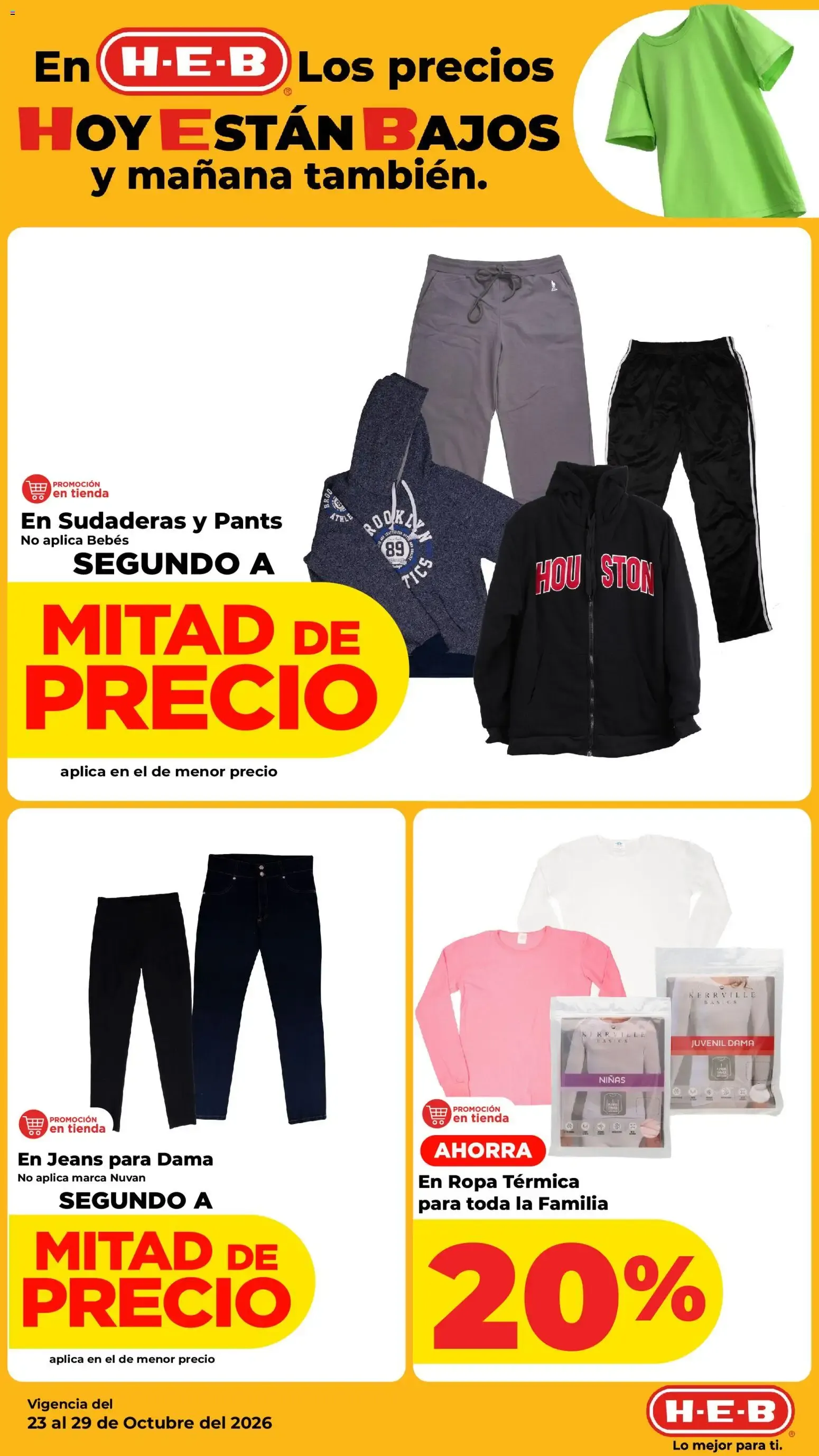 Catálogo de H-E-B: Los precios HOY ESTÁN BAJOS y mañana también 23 de octubre al 26 de octubre 2026 - Pagina 13