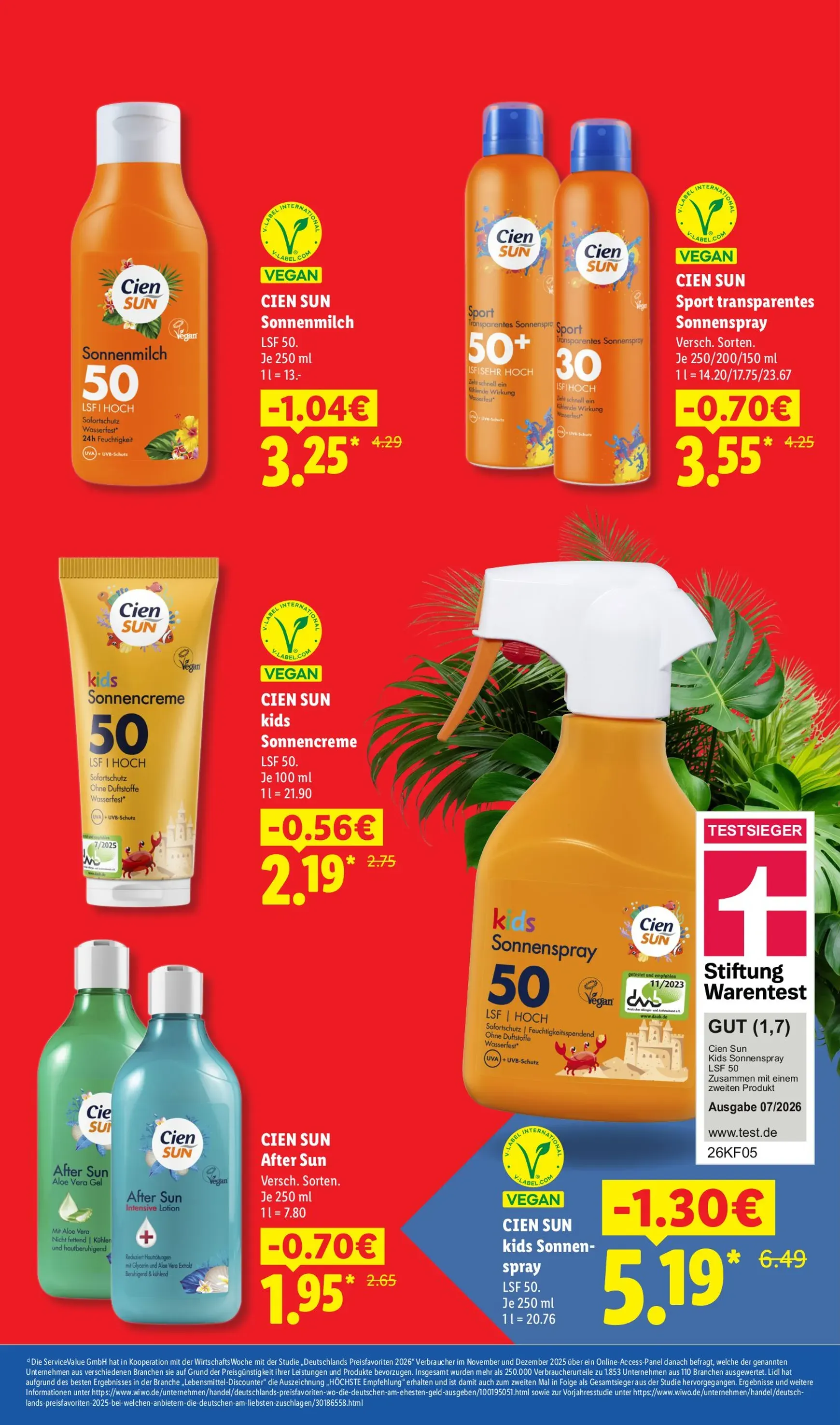 Lidl - Der Preisführer macht Deutschland dauerhaft günstiger! von 1. Juli bis 31. August 2026 - Prospekt seite 3