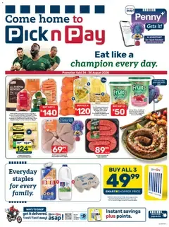 Pick n Pay Specials 24/08/2026 + Liquor catalogue this week from 24 August to 30 August 2026 - Catalogue Page 1