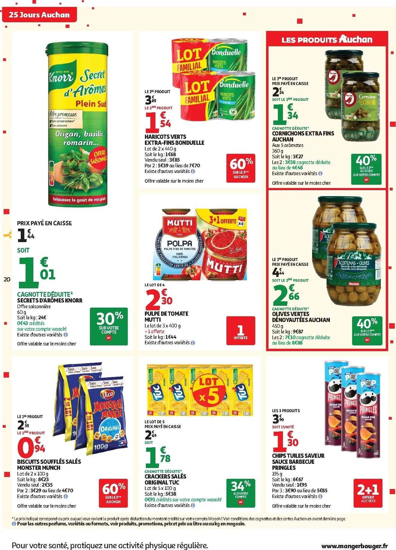 Current Auchan supermarché - 25 jours leaflet valid from du mardi 27/10/2026 to du samedi 31/10/2026 du 27 octobre au 31 octobre 2026 - Catalogue page 20