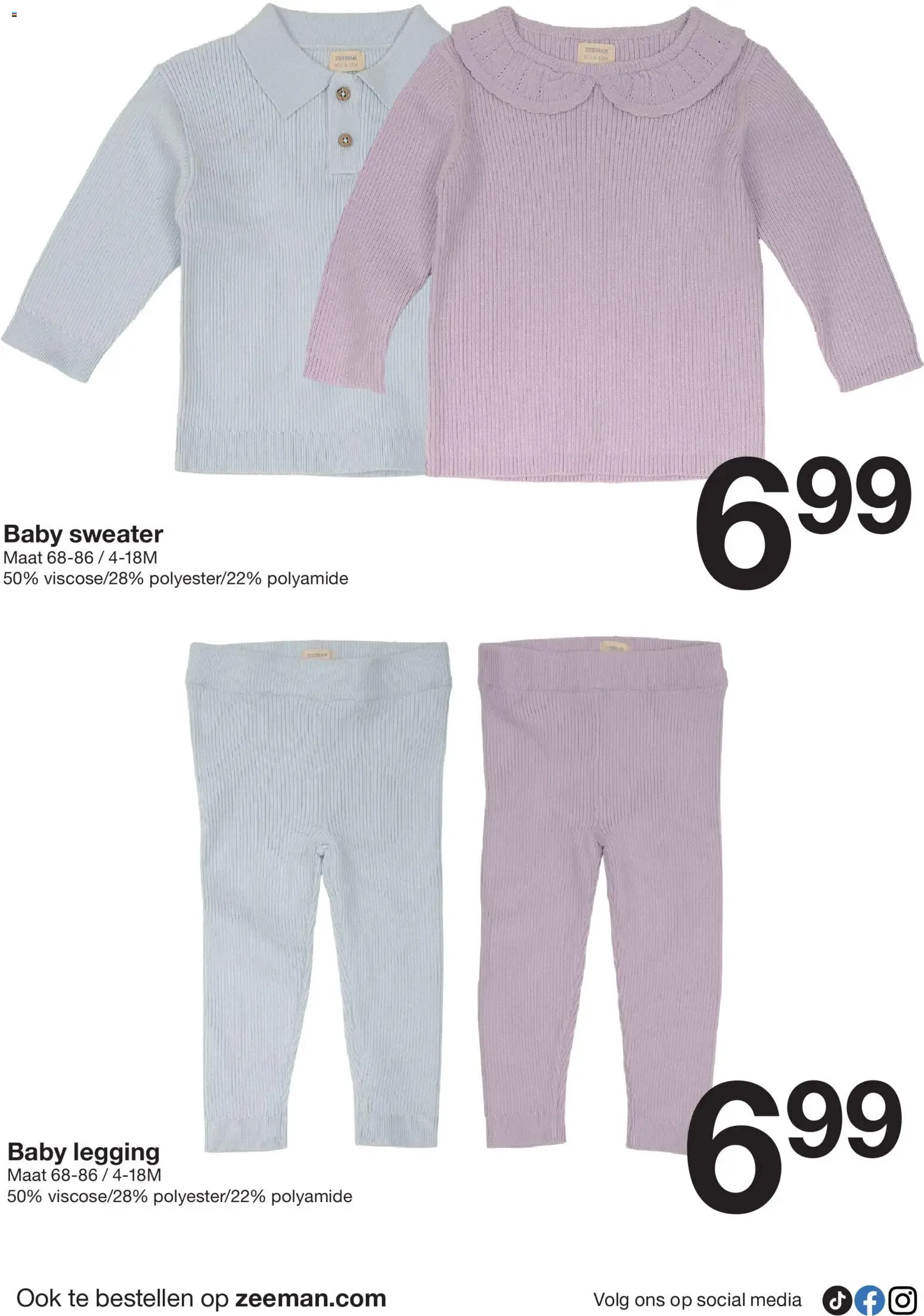Zeeman: Zachte breisels voor frisse dagen, Baby, Dames Trui en 30% korting op kinderjassen van 10 oktober tot 23 oktober 2026 - Folder pagina 2