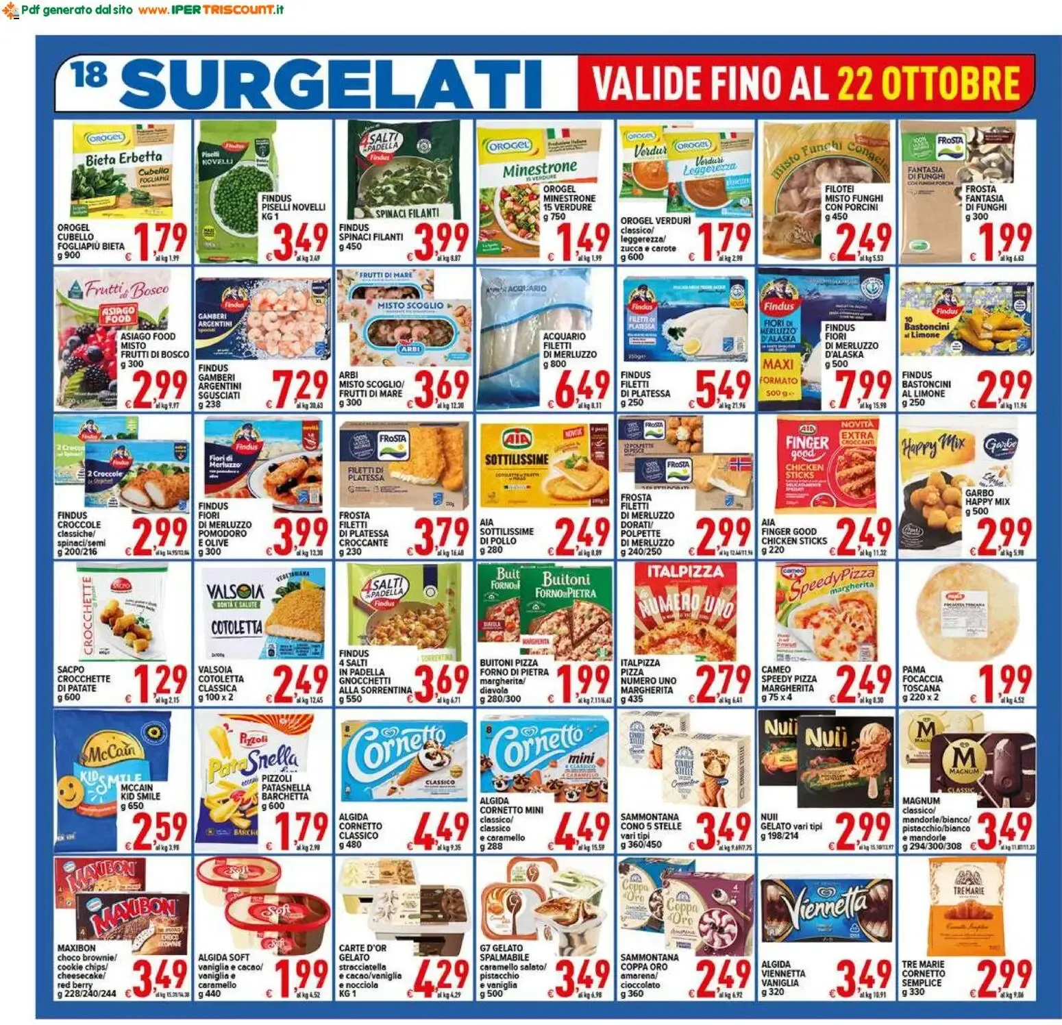 Ipertriscount volantino dal 14/10/2026 - online Offerte da 14 ottobre a 22 ottobre di 2026 - Pagina del volantino 18