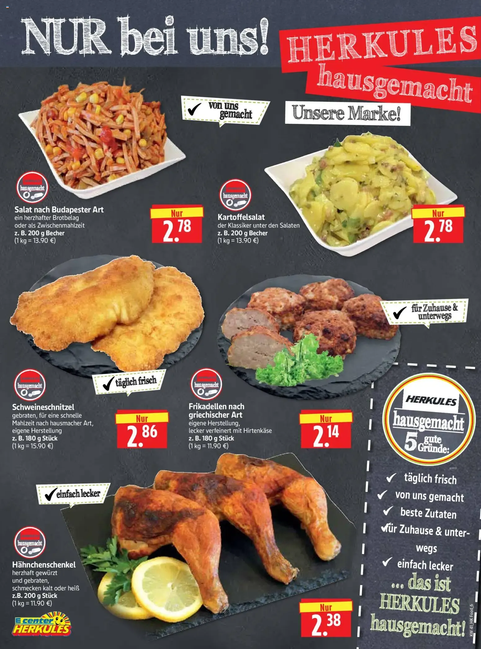 E center Herkules EDEKA App Prospekt von 5. Oktober bis 10. Oktober 2026 - Prospekt seite 6