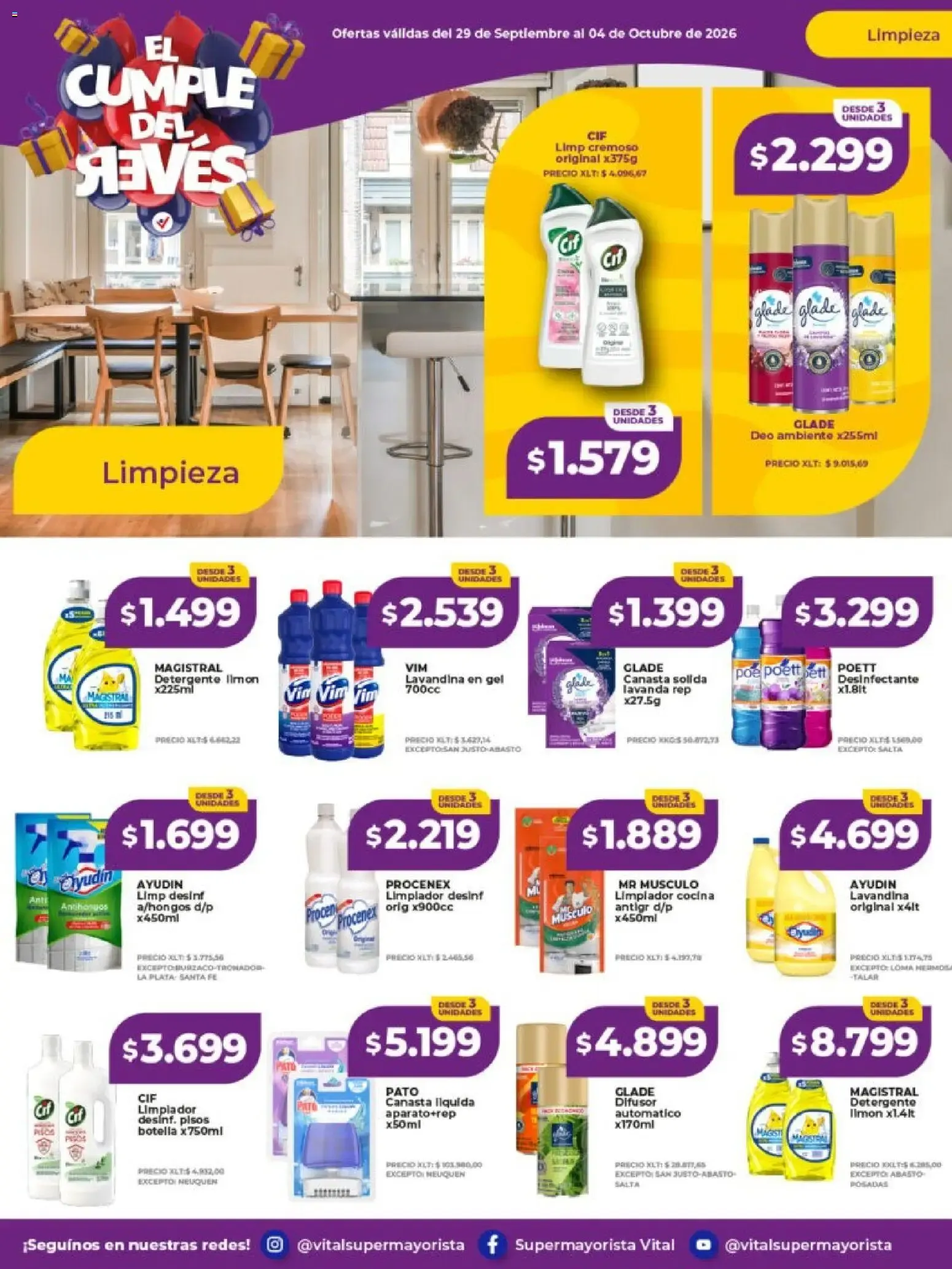 Ofertas de Vital - El Cumple del Revés 29 de septiembre al 4 de octubre 2026 - Página 11 del catálogo