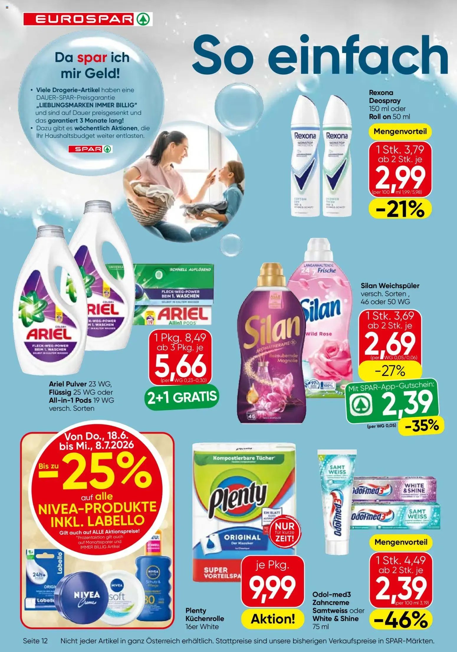 Eurospar Flugblatt von 18.06.2026 - Aktuelle Angebote von 18. Juni bis 30. Juni 2026 - Flugblätt seite  12