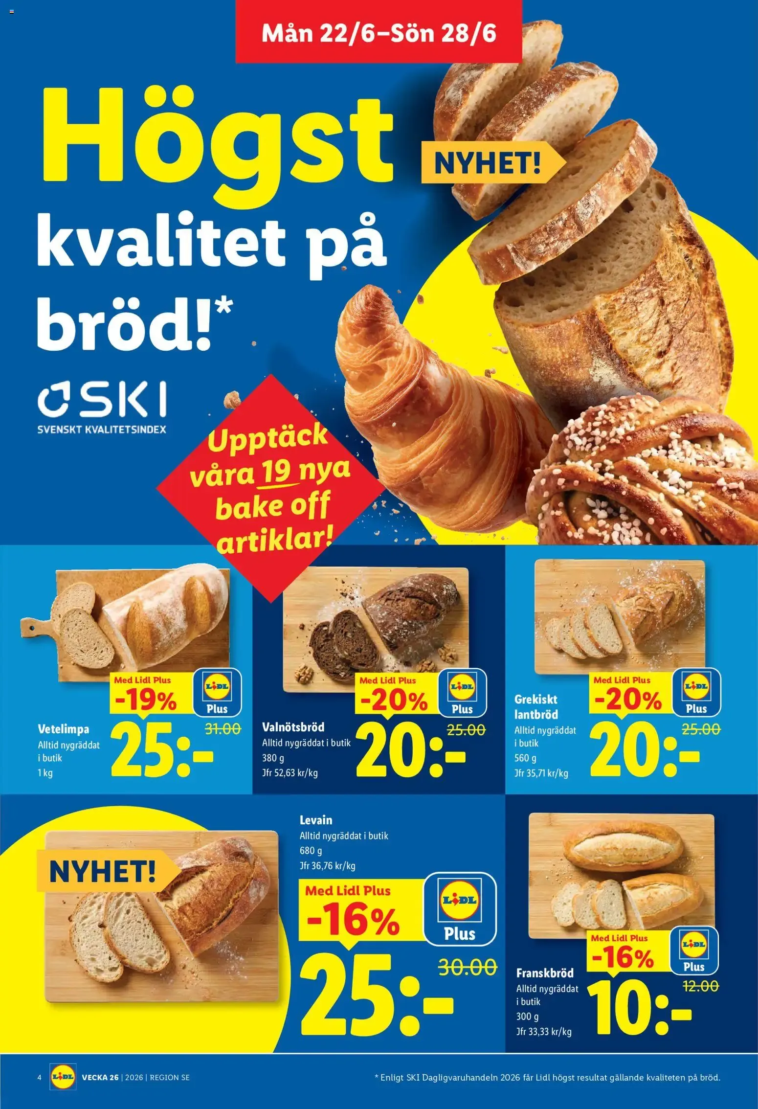 Lidl: Veckans erbjudanden 22/6-28/6 från 22 juni till 28 juni 2026 - Reklamblad sidor 4