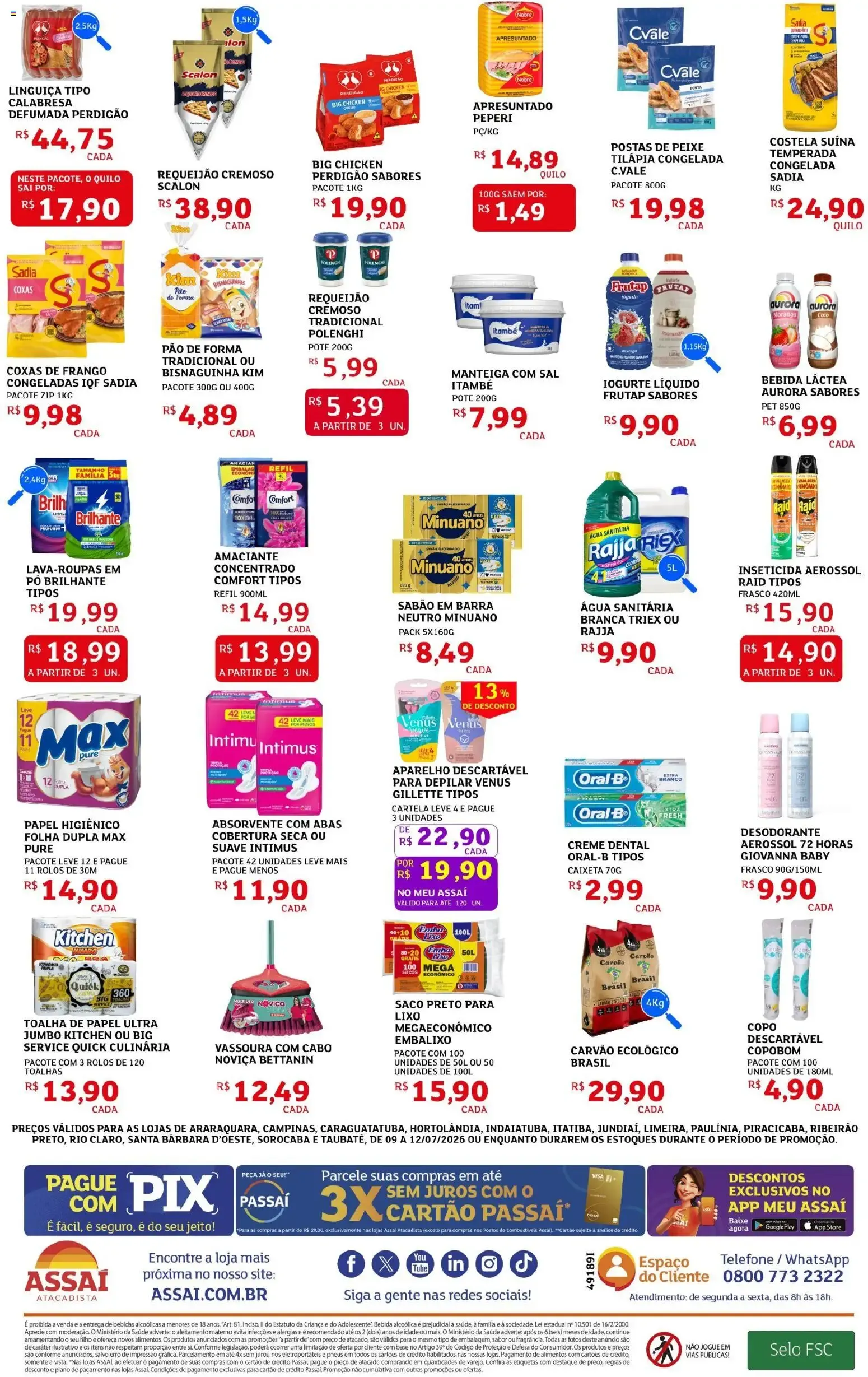 Encarte de Assaí Atacadista ofertas - SP de 09/07/2026 | Promoções Online 9 de julho até 12 de julho 2026 - Pagina 2